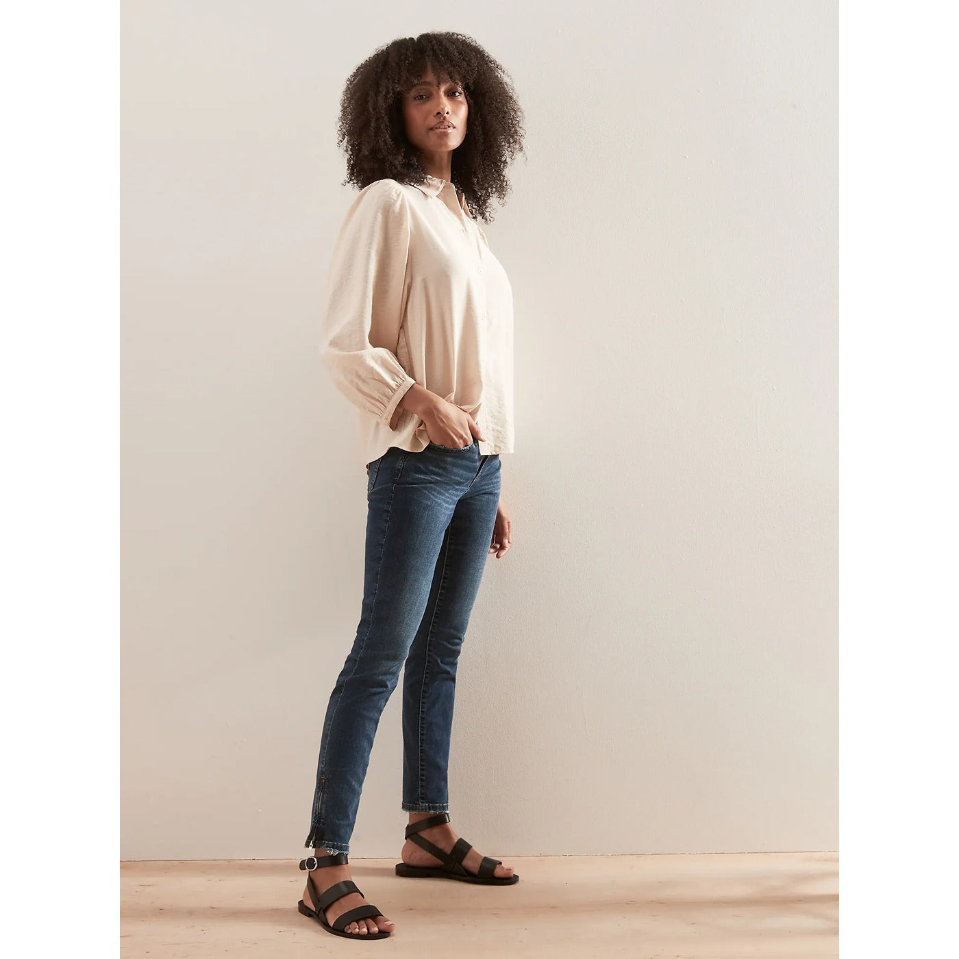 BR Skinny Zip Hem Jeans | Montivo Pakistan