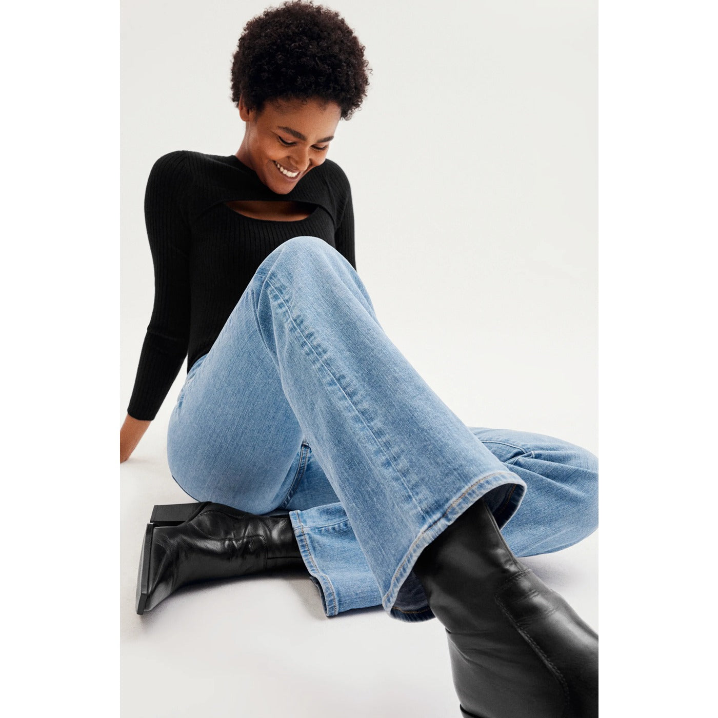 CA Flared High Waist Jeans | Montivo Pakistan