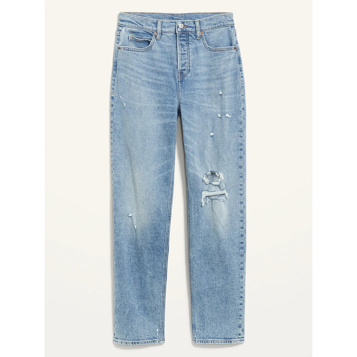 On Extra High Rise Ripped Jeans | Montivo Pakistan