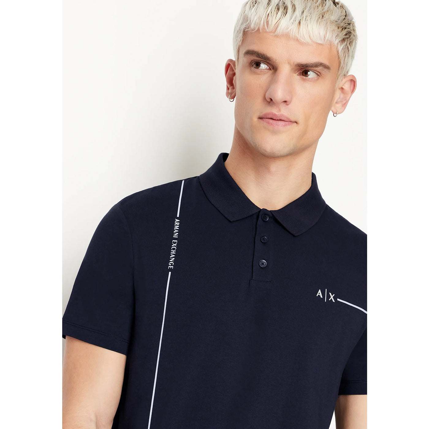 AX Navy Cotton Polo Shirt | Montivo Pakistan