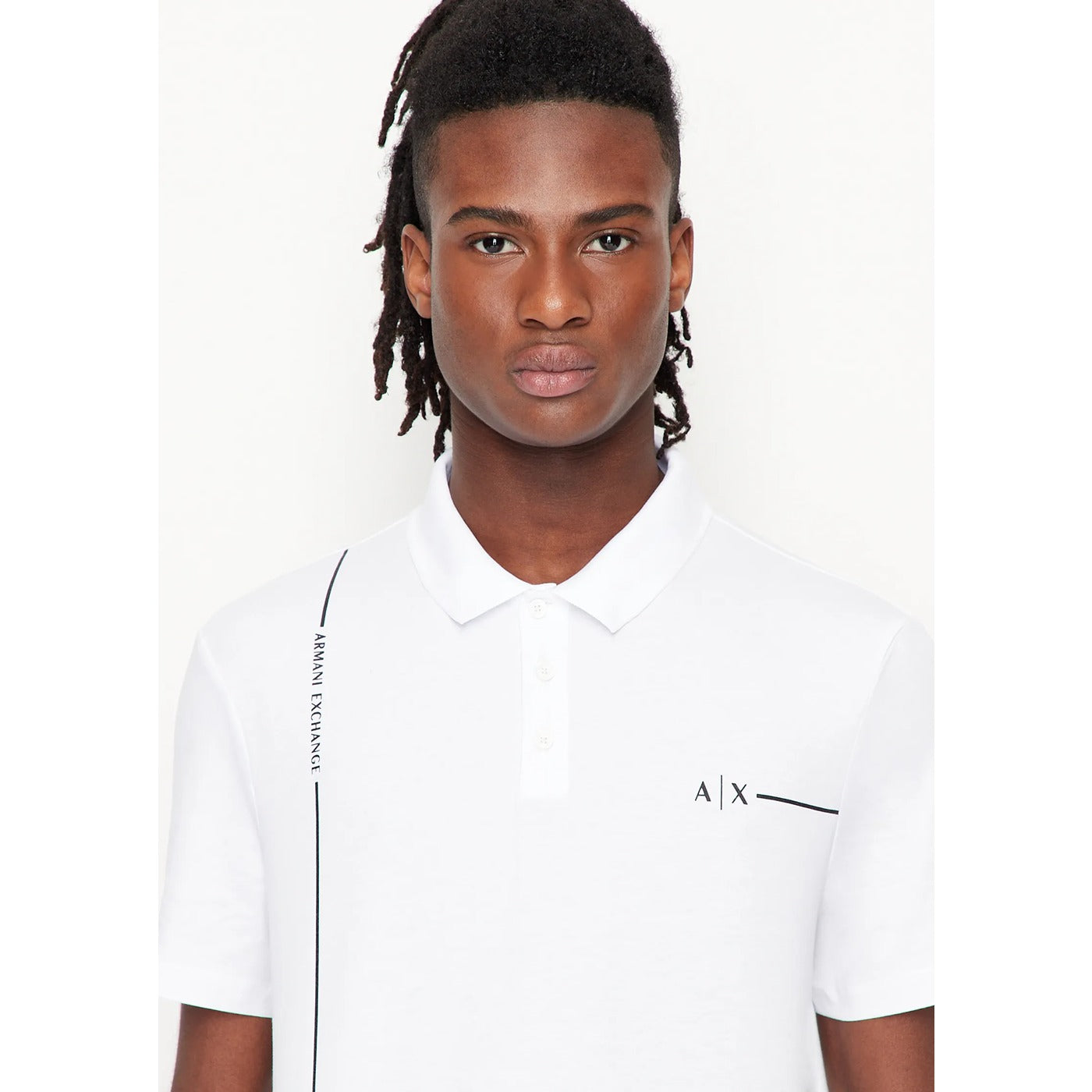 AX White Jersey Cotton Polo Shirt | Montivo Pakistan