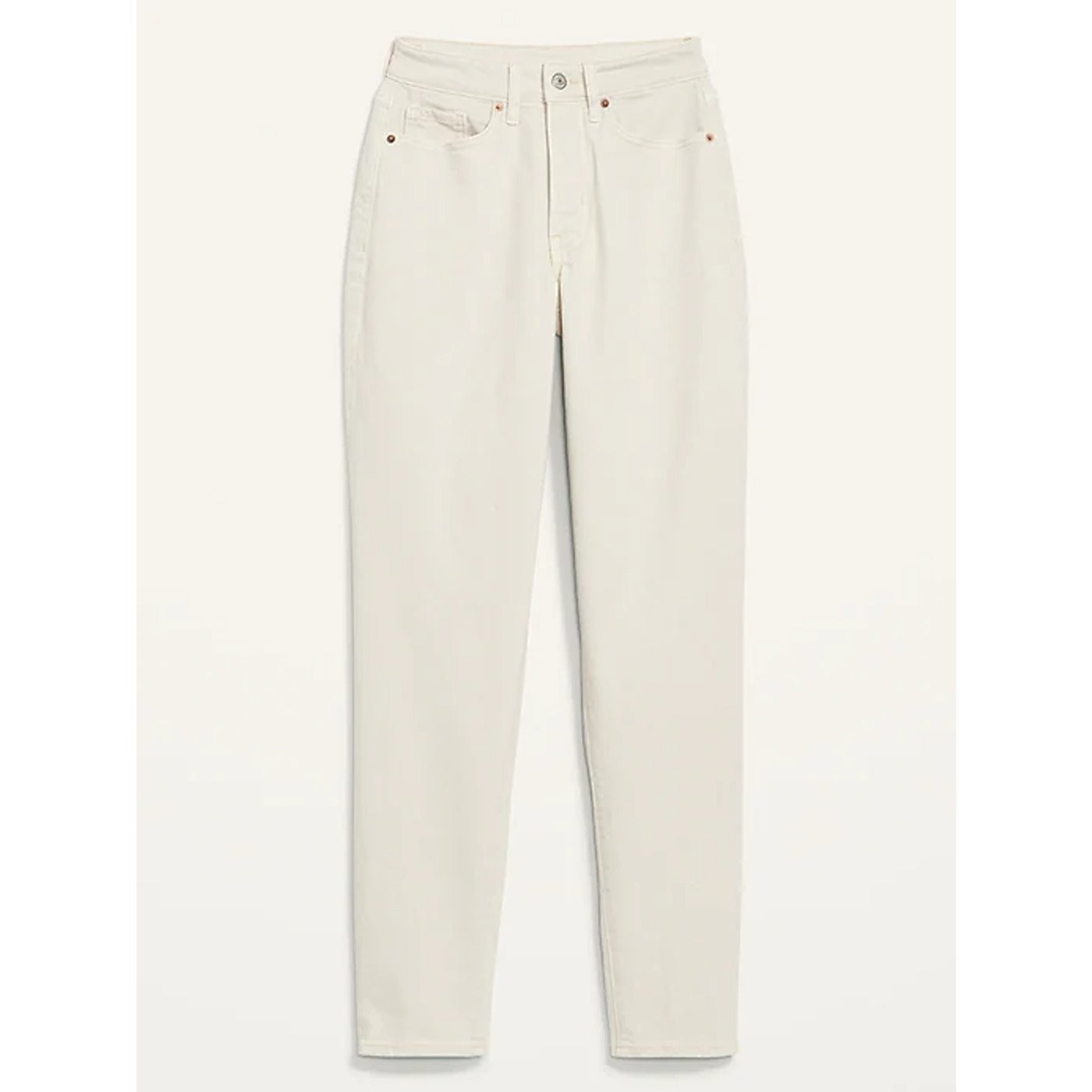 ON Off White High Waist Mom Jeans | Montivo Pakistan