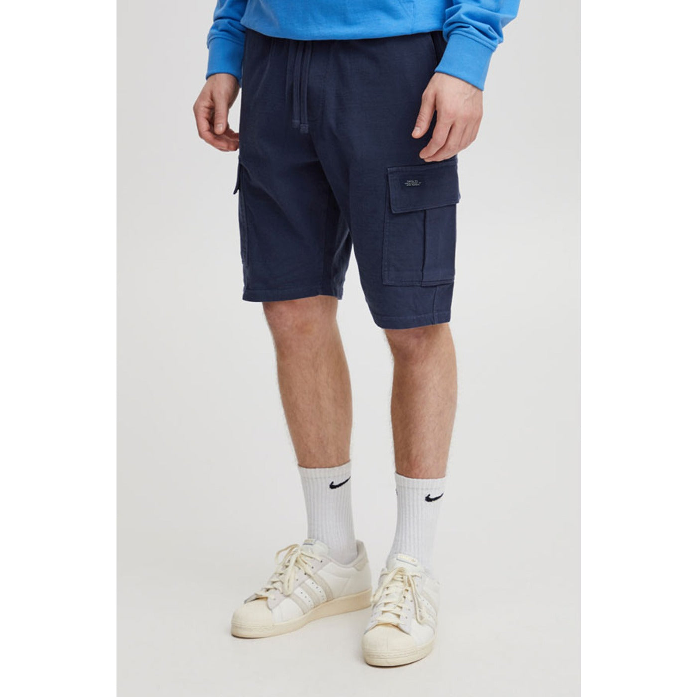 BLND Cargo Blue Shorts | Montivo Pakistan