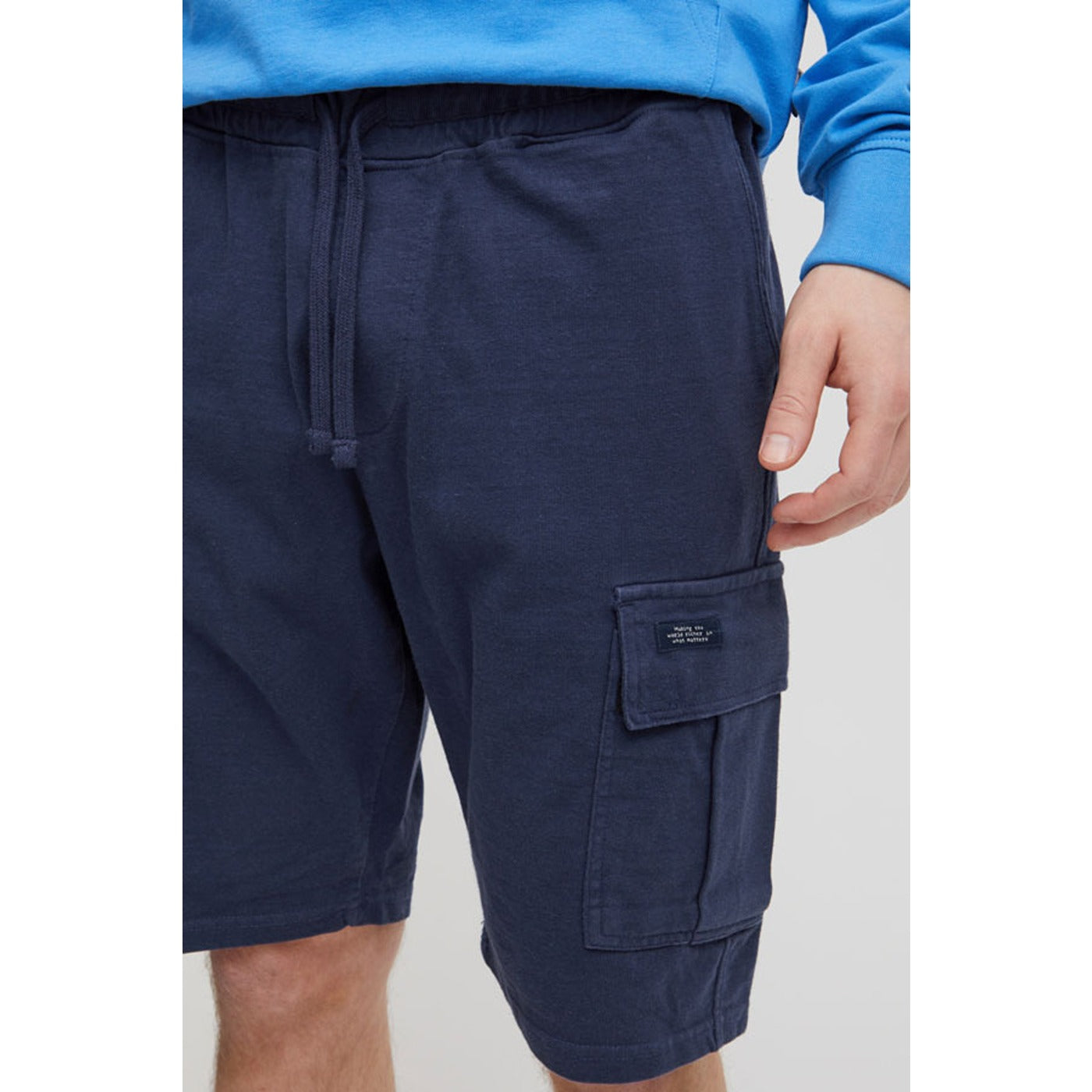 BLND Cargo Blue Shorts | Montivo Pakistan