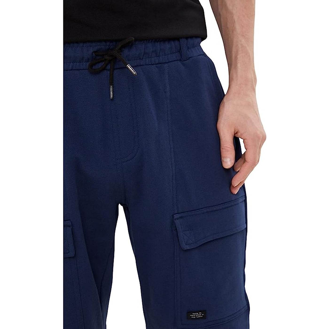 BLND Blue Drawstring Shorts | Montivo Pakistan