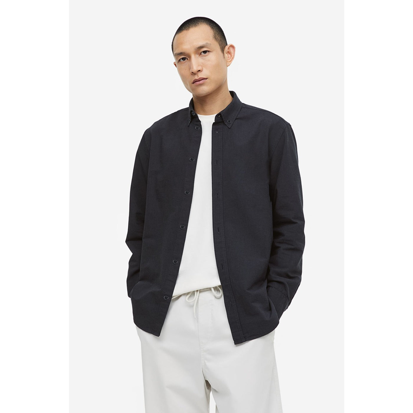 ZR Black Stretchable Shirt | Montivo Pakistan