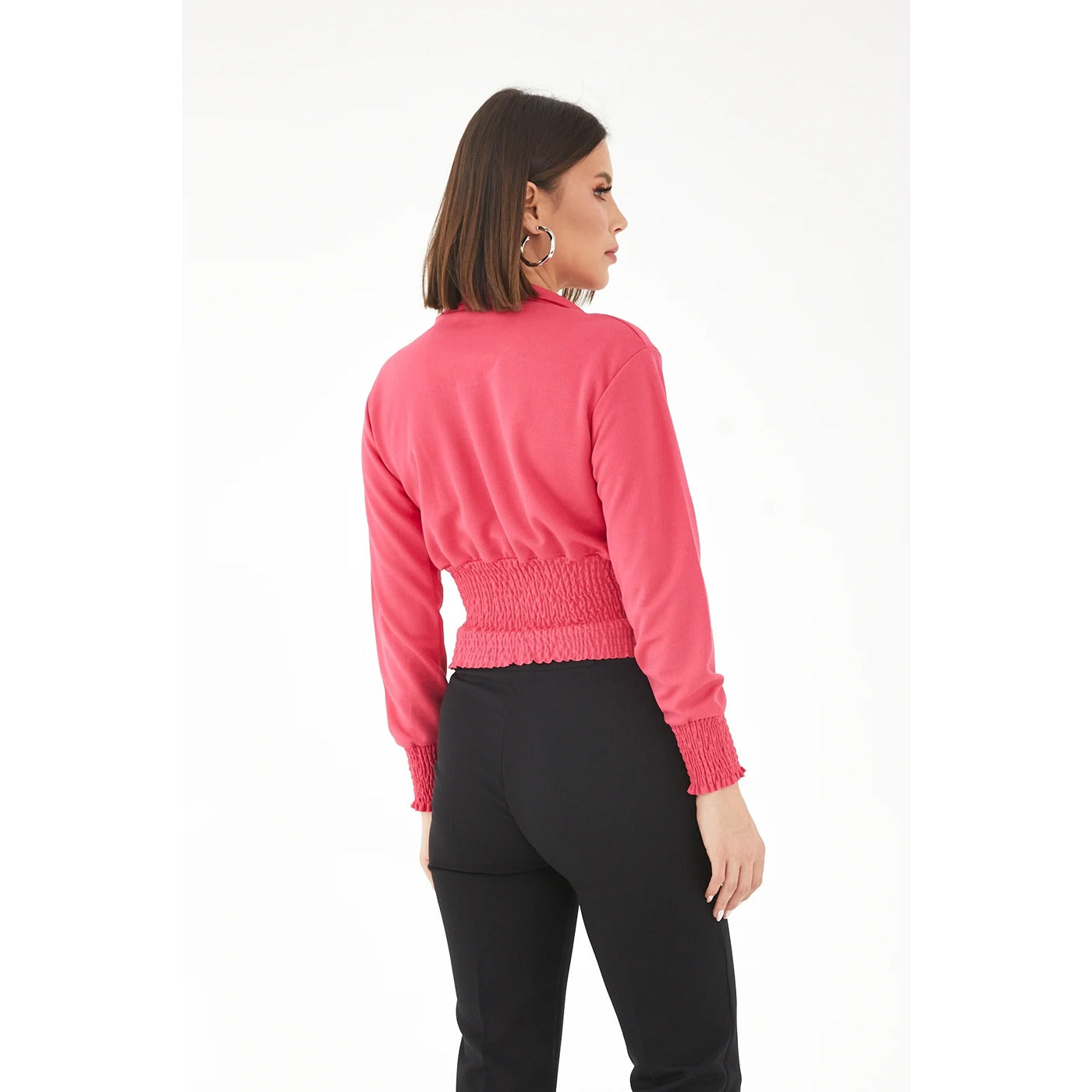 Pink Cuban Collar Top | Montivo Pakistan