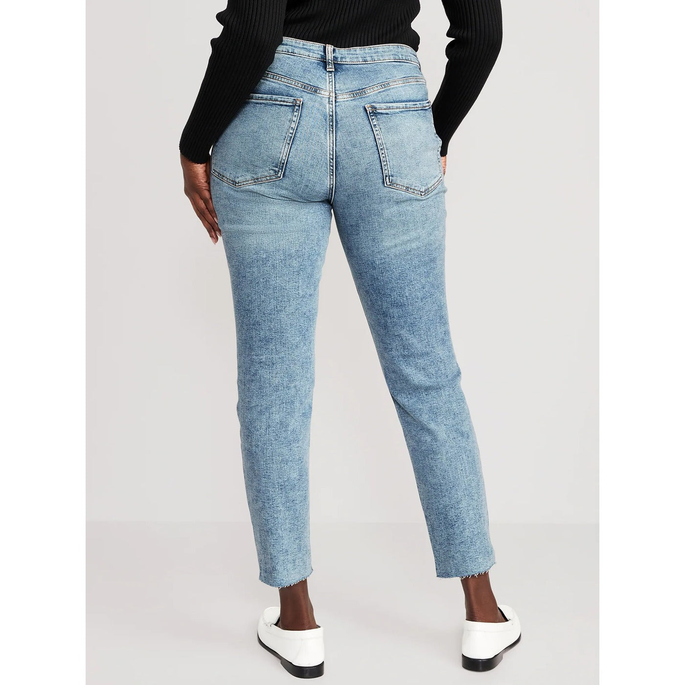 ON High Waisted Cut Off Mom Jeans | Montivo Pakistan