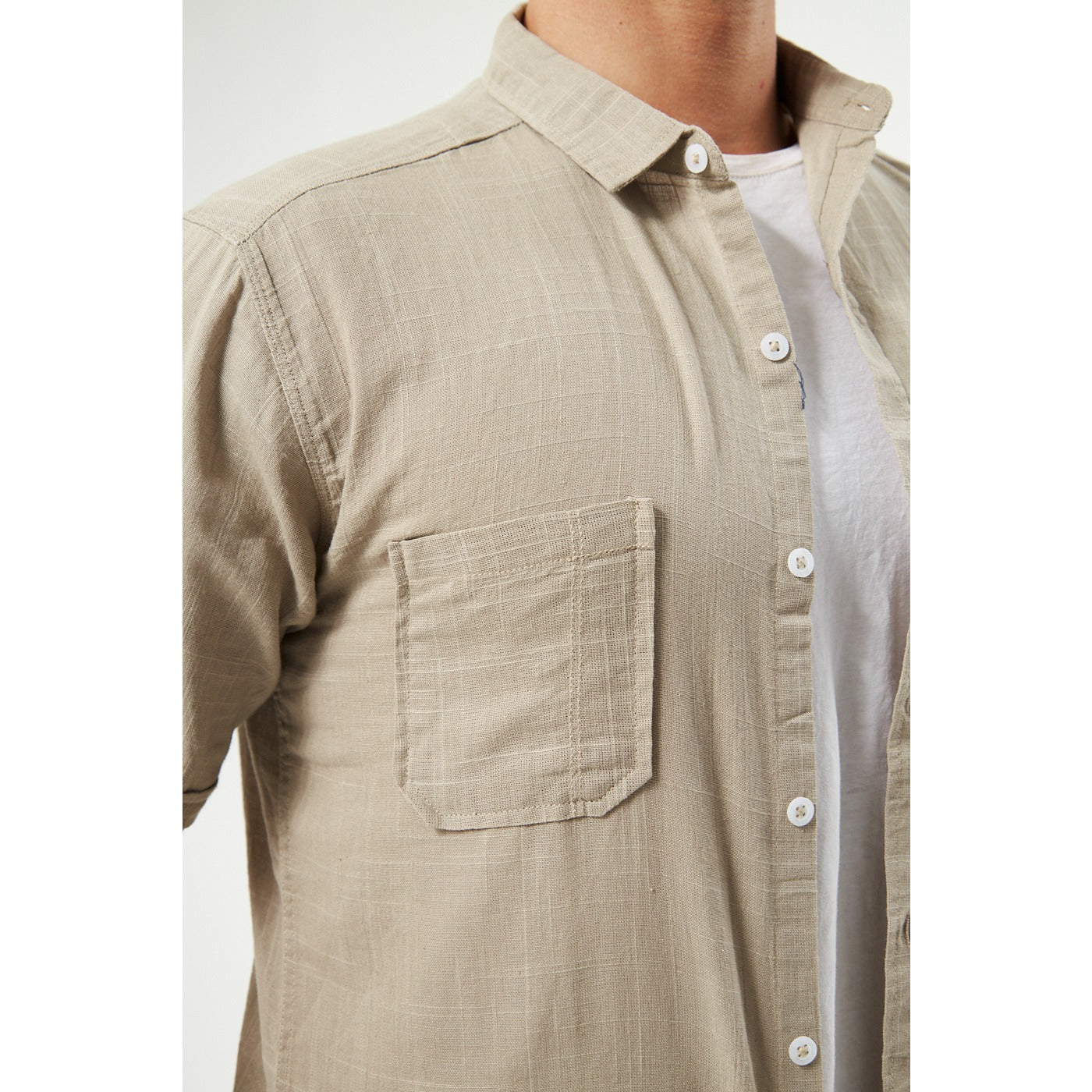 Sand Textured Half Sleeves Shirt | Montivo Pakistan