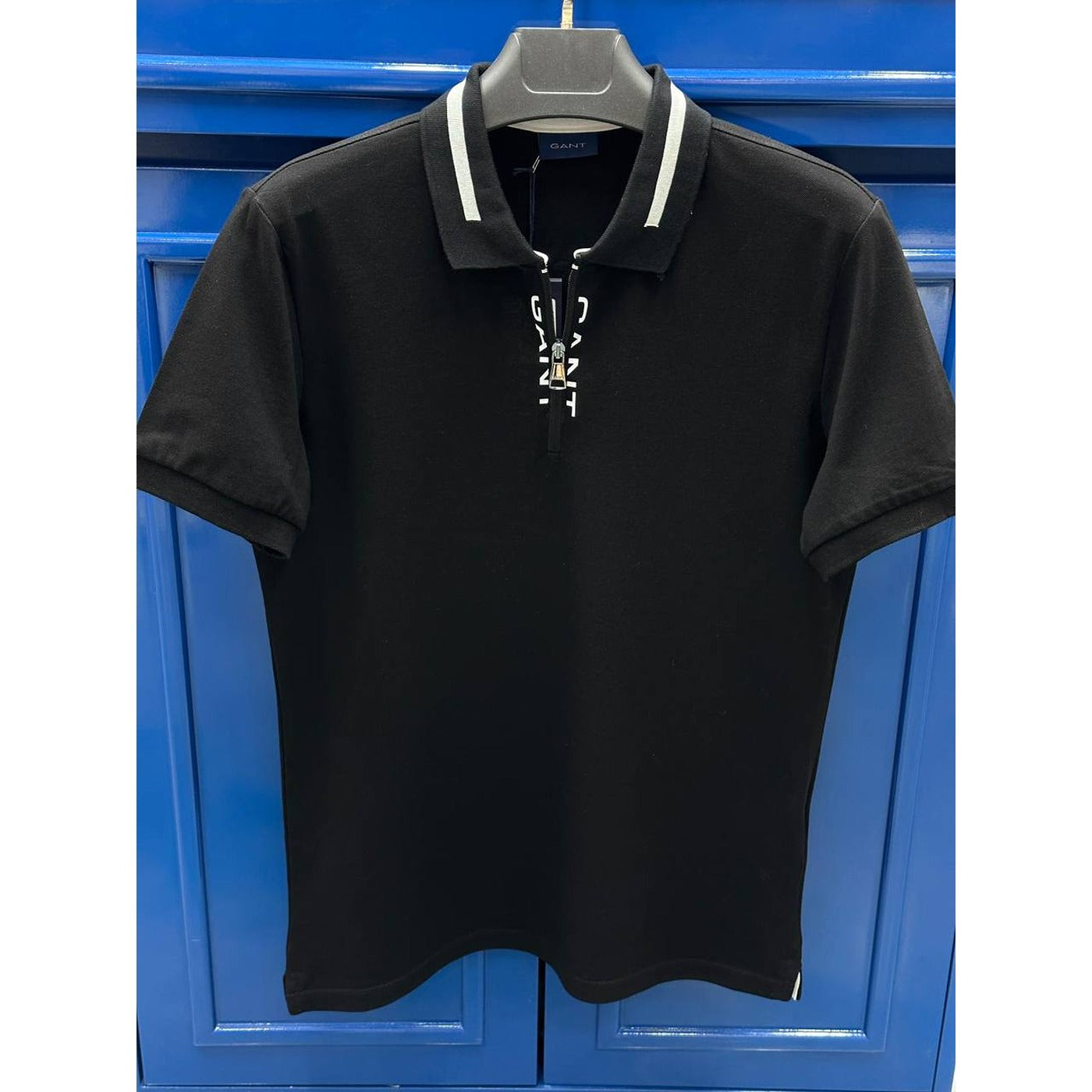 GNT Black Zip Detail Polo | Montivo Pakistan