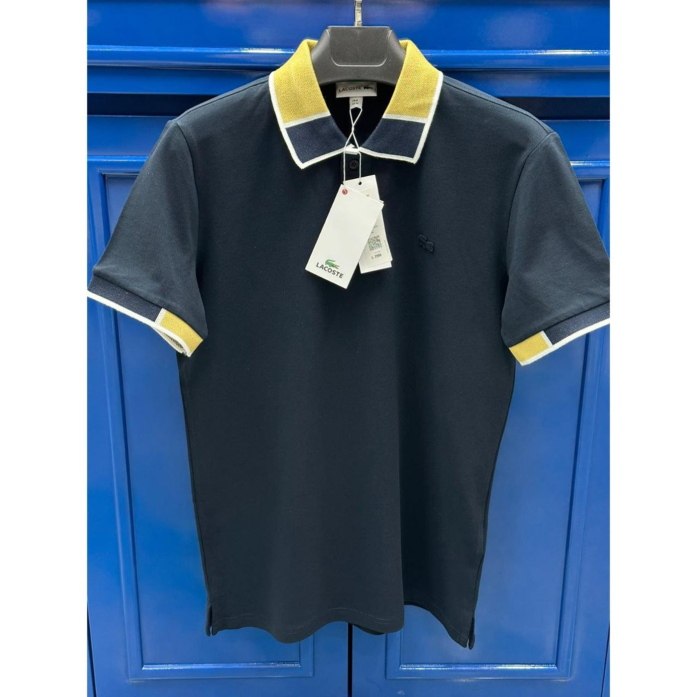 LCSTE Navy Collar Contrast Polo | Montivo Pakistan