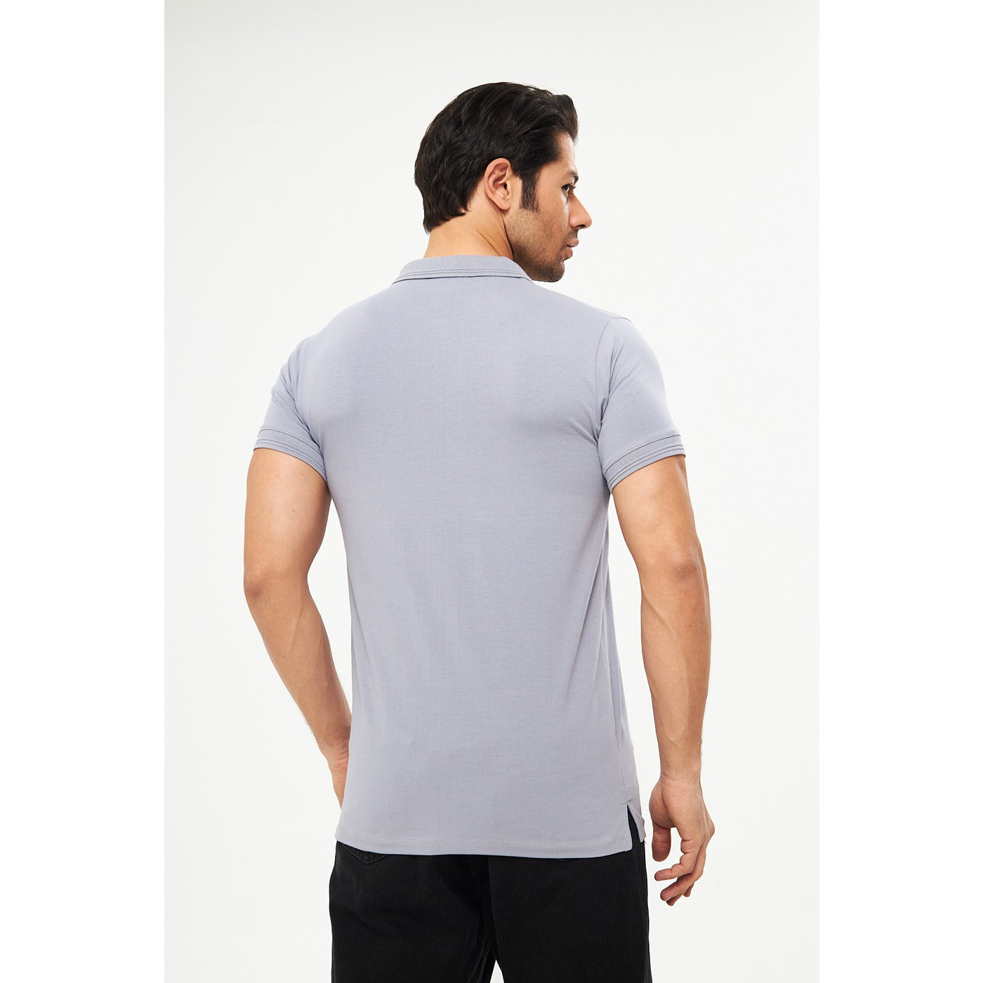 Grey Superdry Smart Fit Polo | Montivo Pakistan