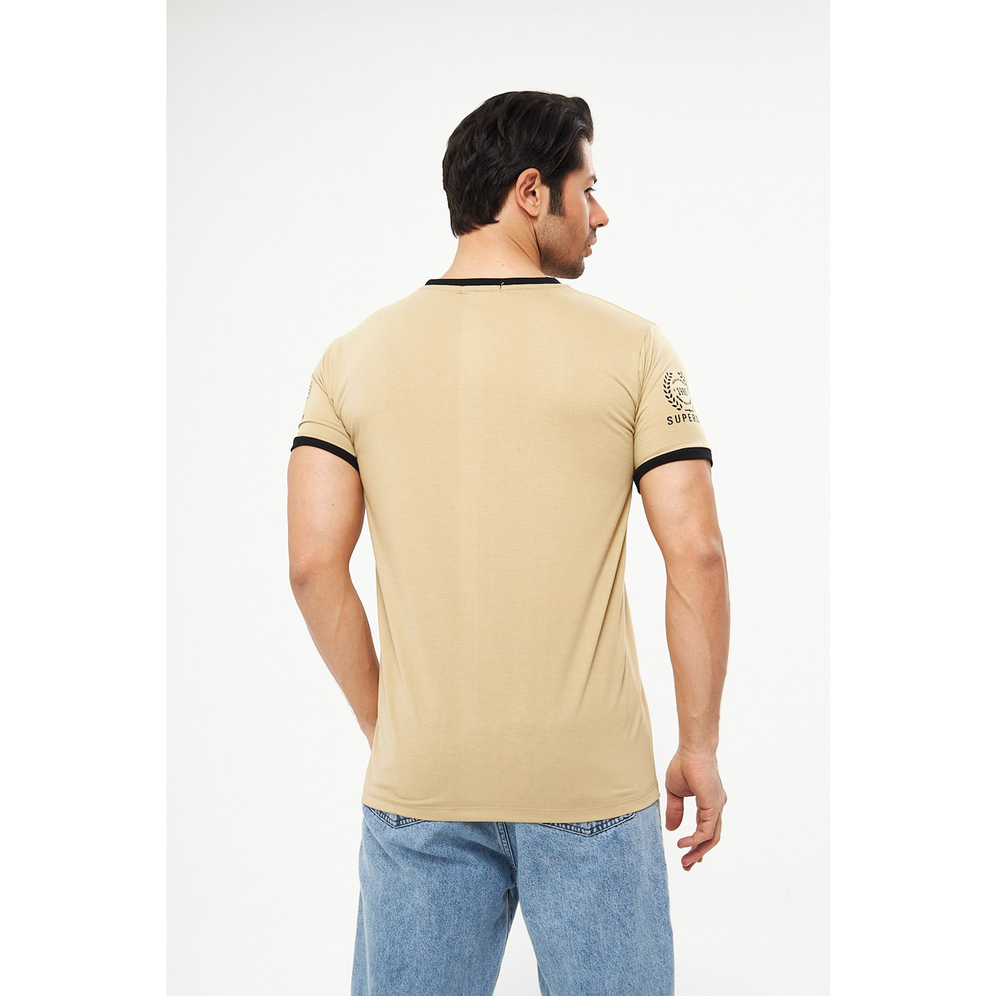 Beige Superdry Smart Fit Tshirt | Montivo Pakistan