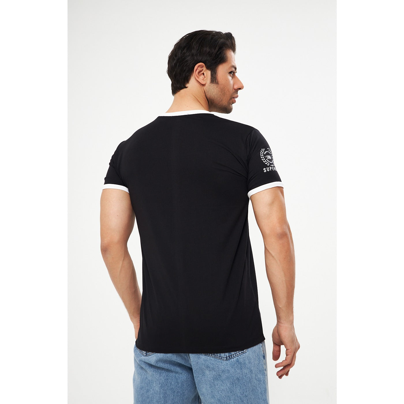 Black Superdry Smart Fit Tshirt | Montivo Pakistan
