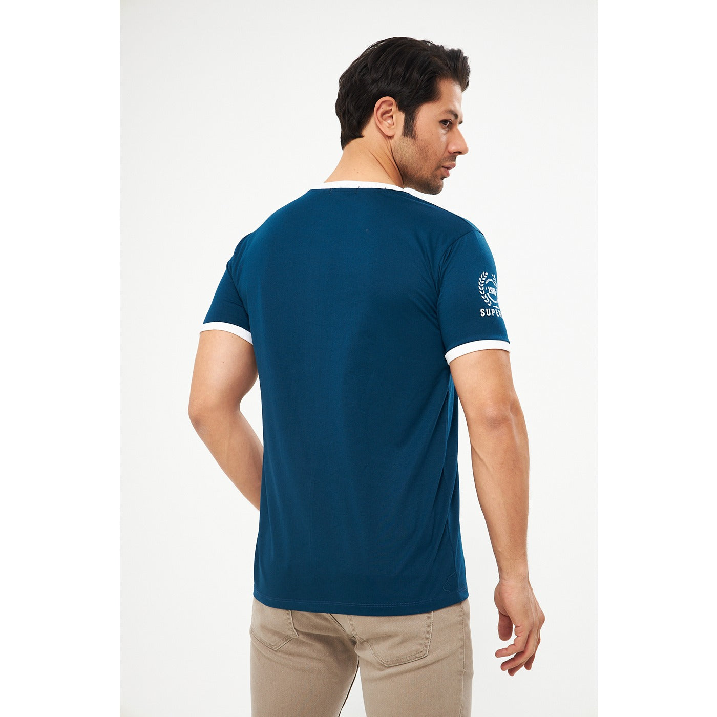 Teal Blue Superdry Smart Fit Tshirt | Montivo Pakistan