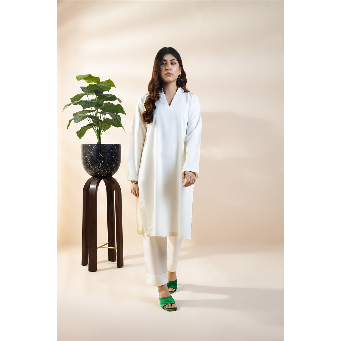 White Matching Co-Ord Set | Montivo Pakistan