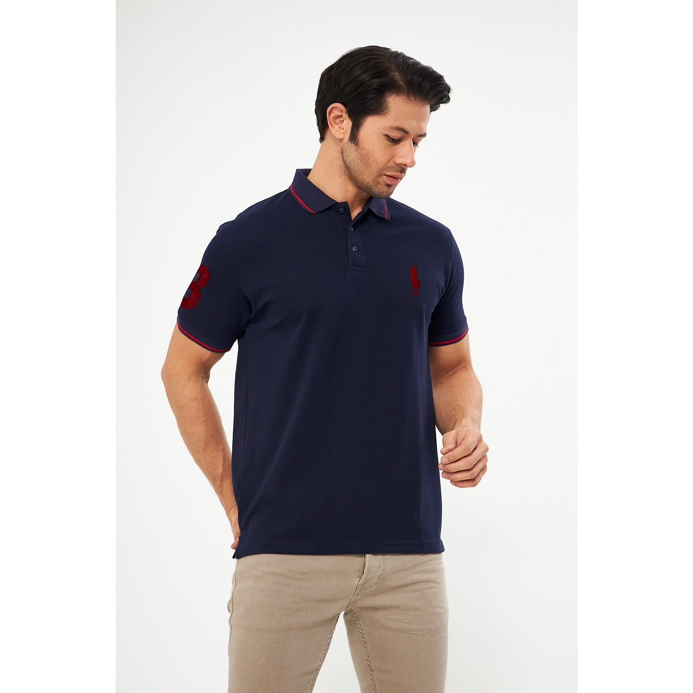 Navy RL Pique Polo | Montivo Pakistan