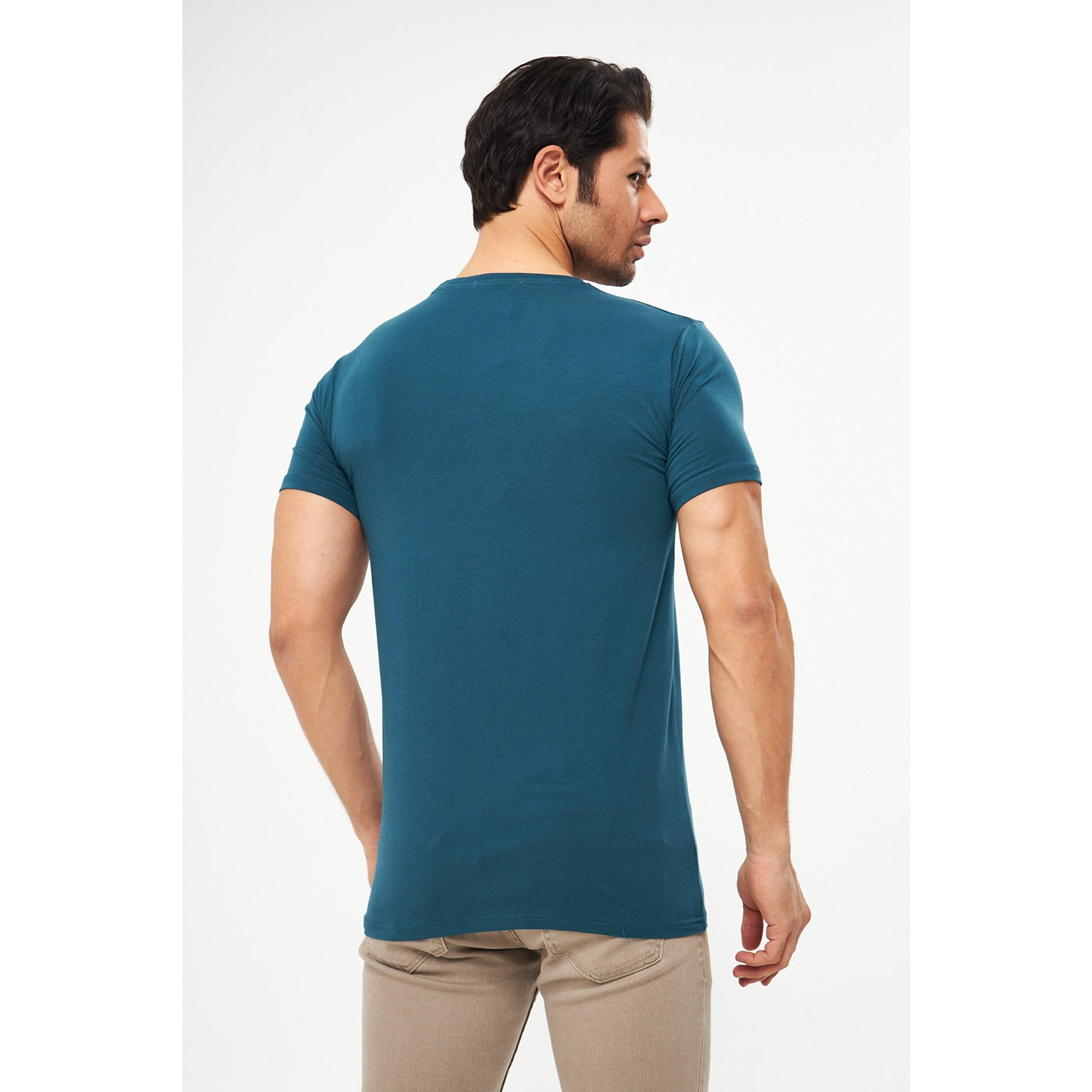 Teal Blue Graphic Printed Tshirt | Montivo Pakistan