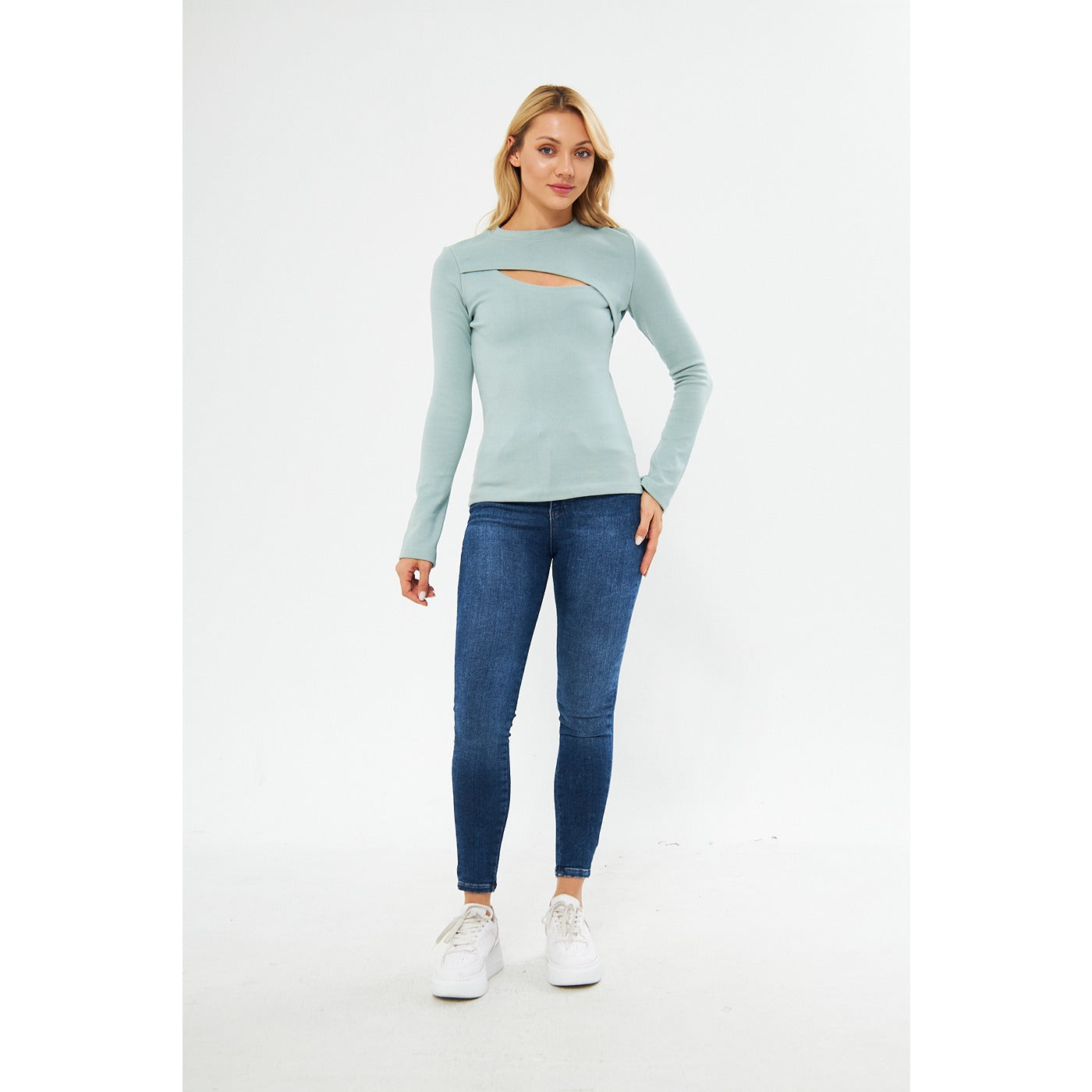 Jet Stream Keyhole Rib Top | Montivo Pakistan