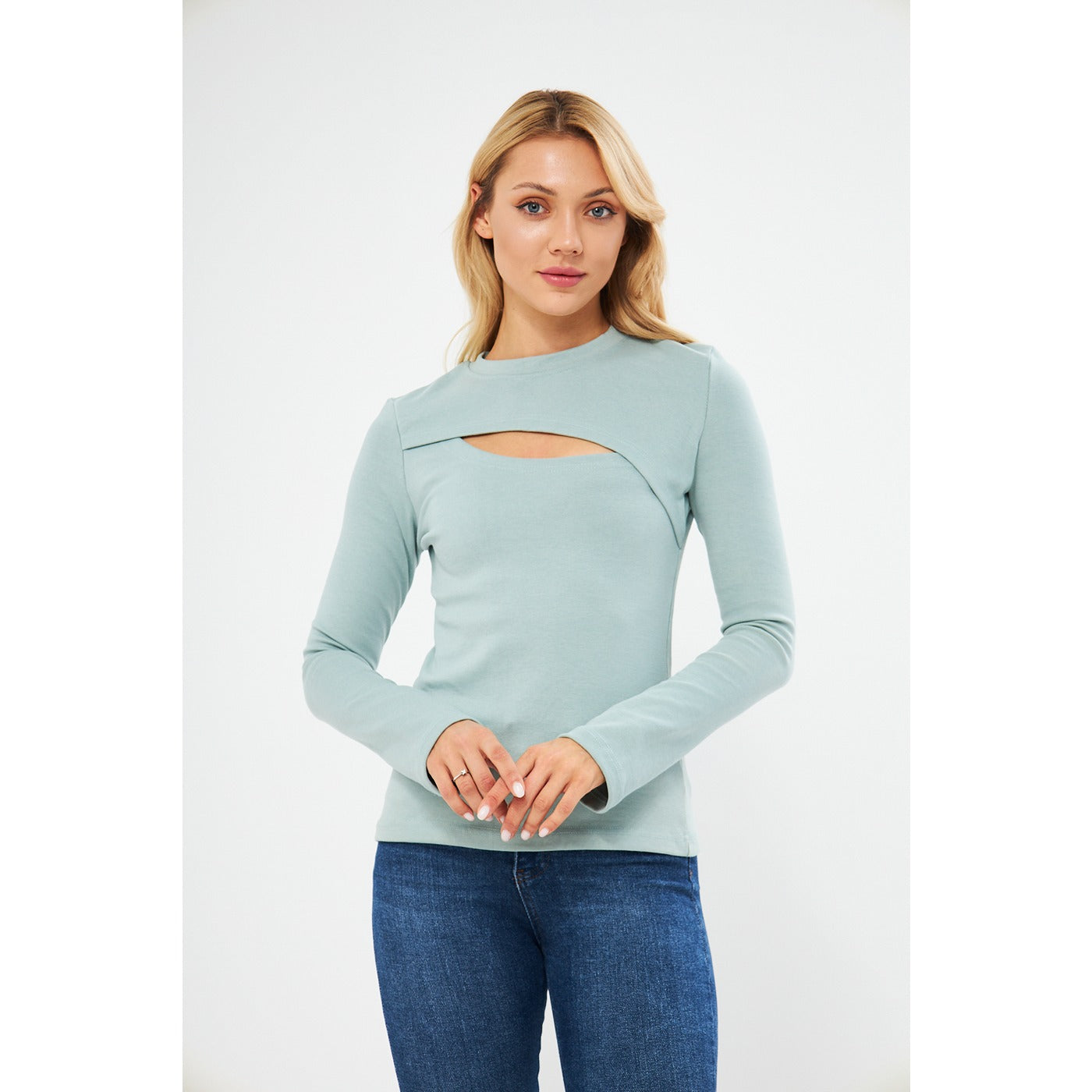 Jet Stream Keyhole Rib Top | Montivo Pakistan