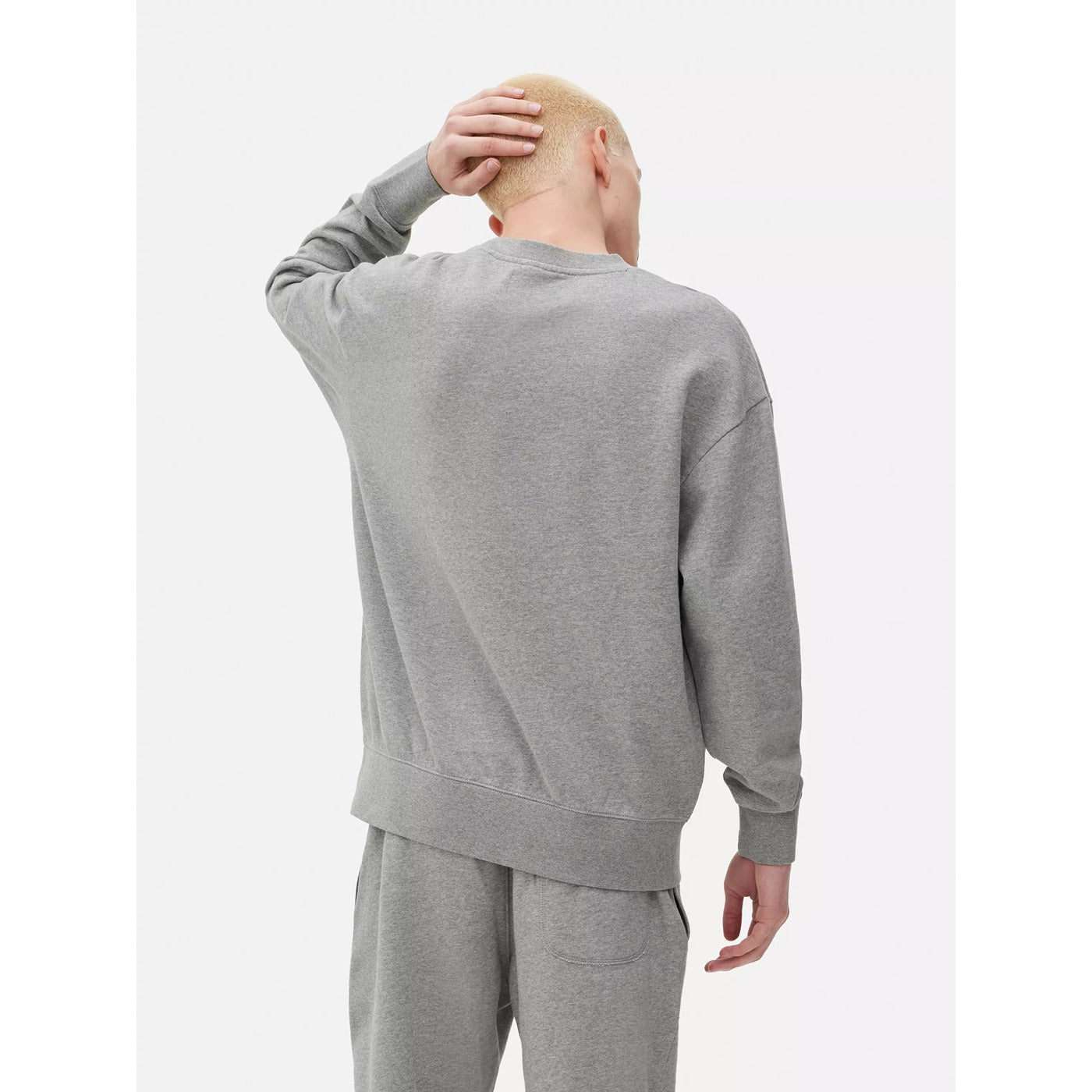 LA Grey Embroidery Detailing Sweatshirt | Montivo Pakistan