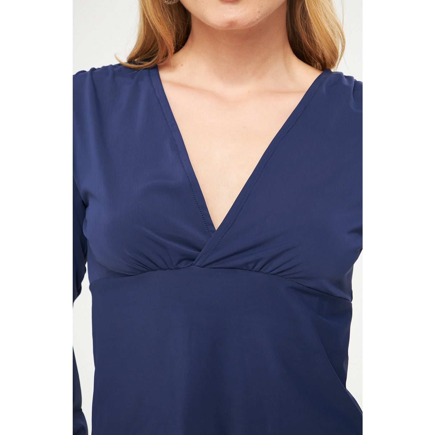 Blue Double Breasted Top | Montivo Pakistan