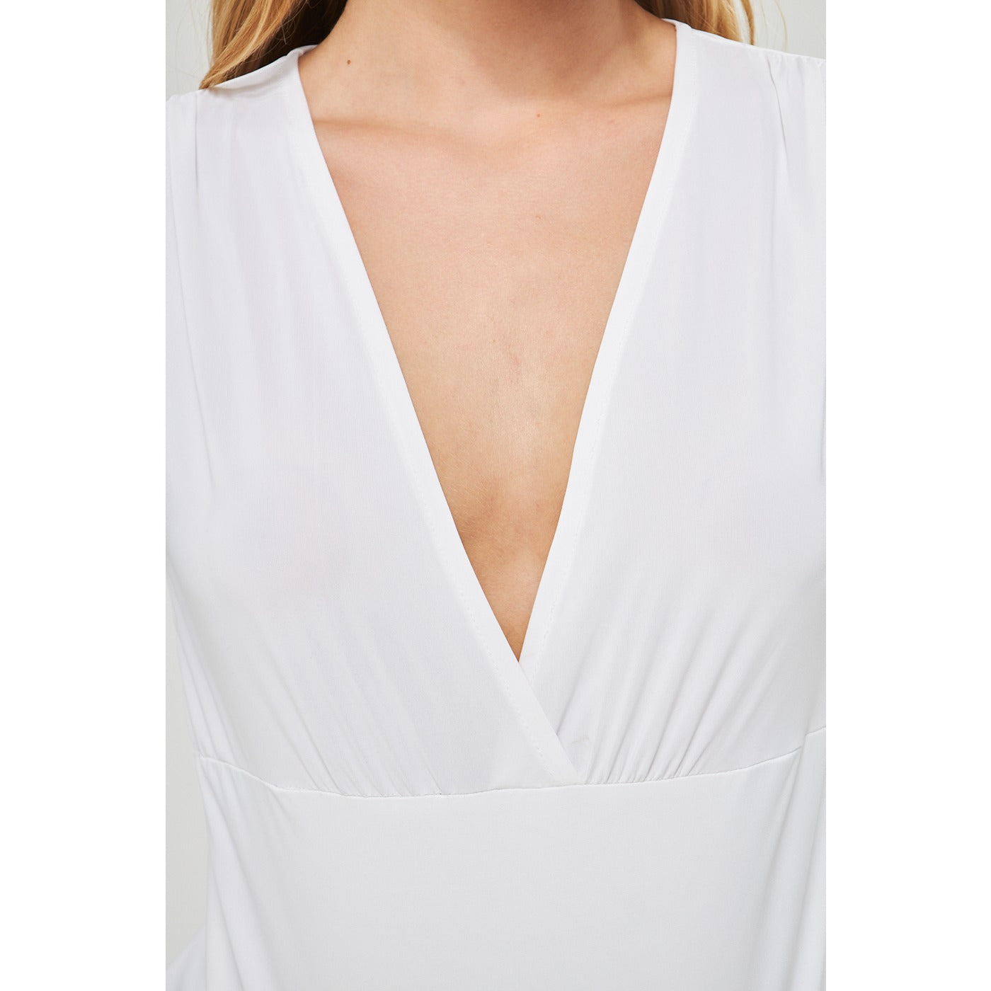 White Double Breasted Top | Montivo Pakistan