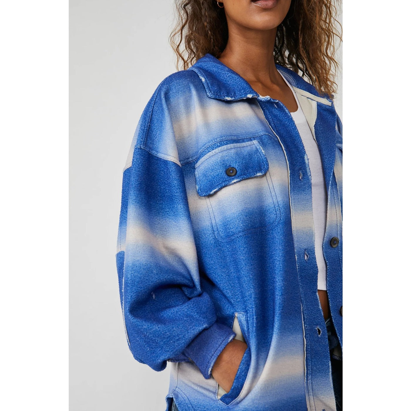 Deep Sea Oversized Shirt Jacket | Montivo Pakistan