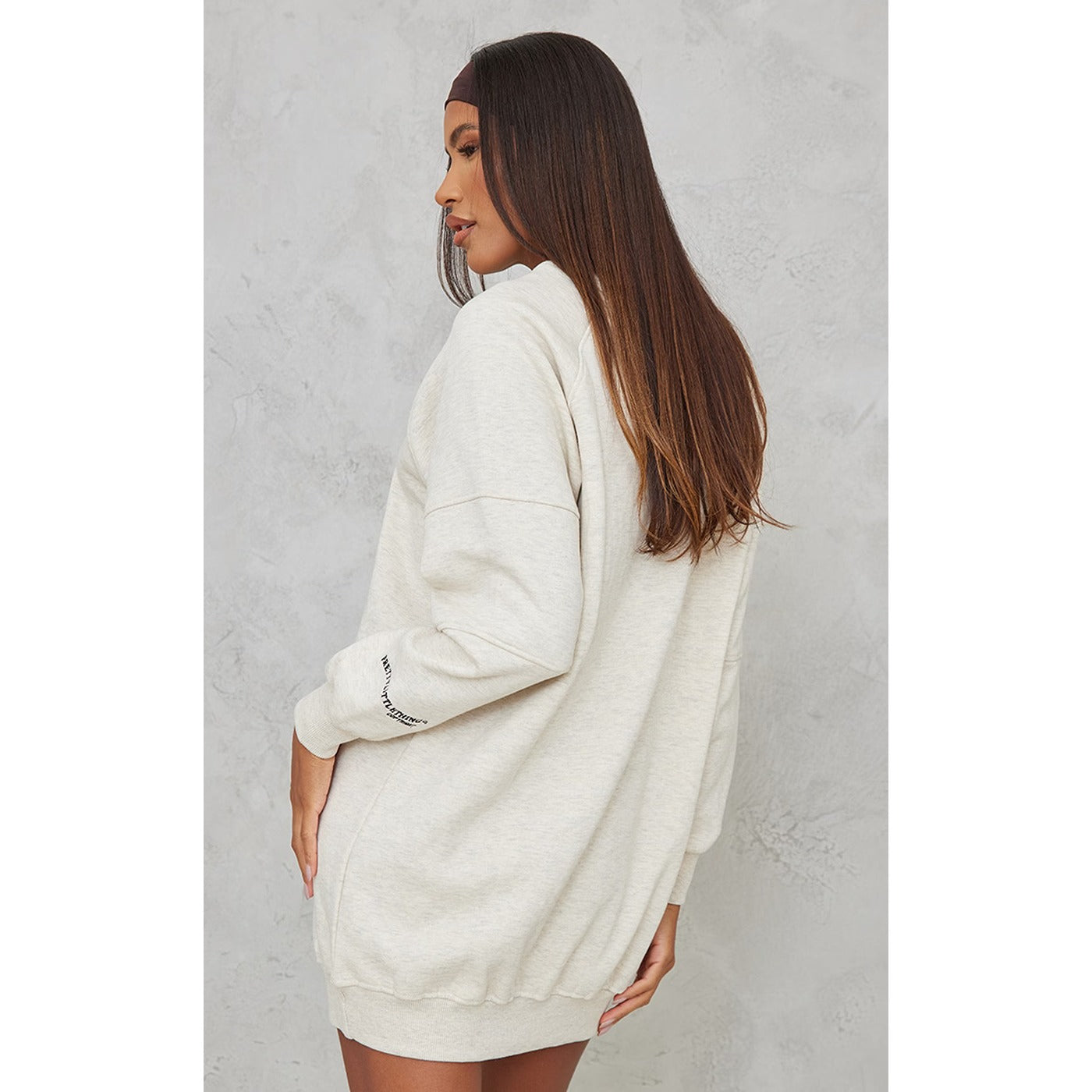 PTL Long Oversized Grey Sweatshirt | Montivo Pakistan