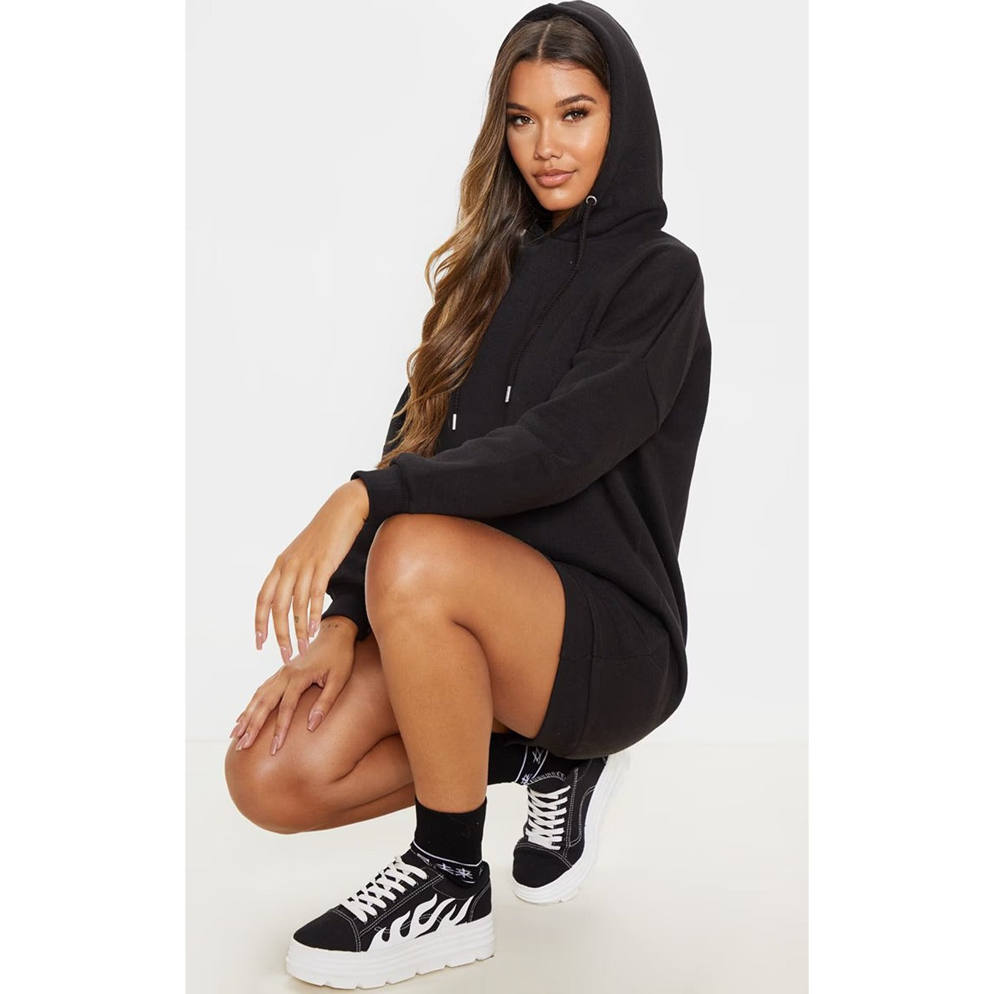 Black Oversized Jumper Hoodie | Montivo Pakistan