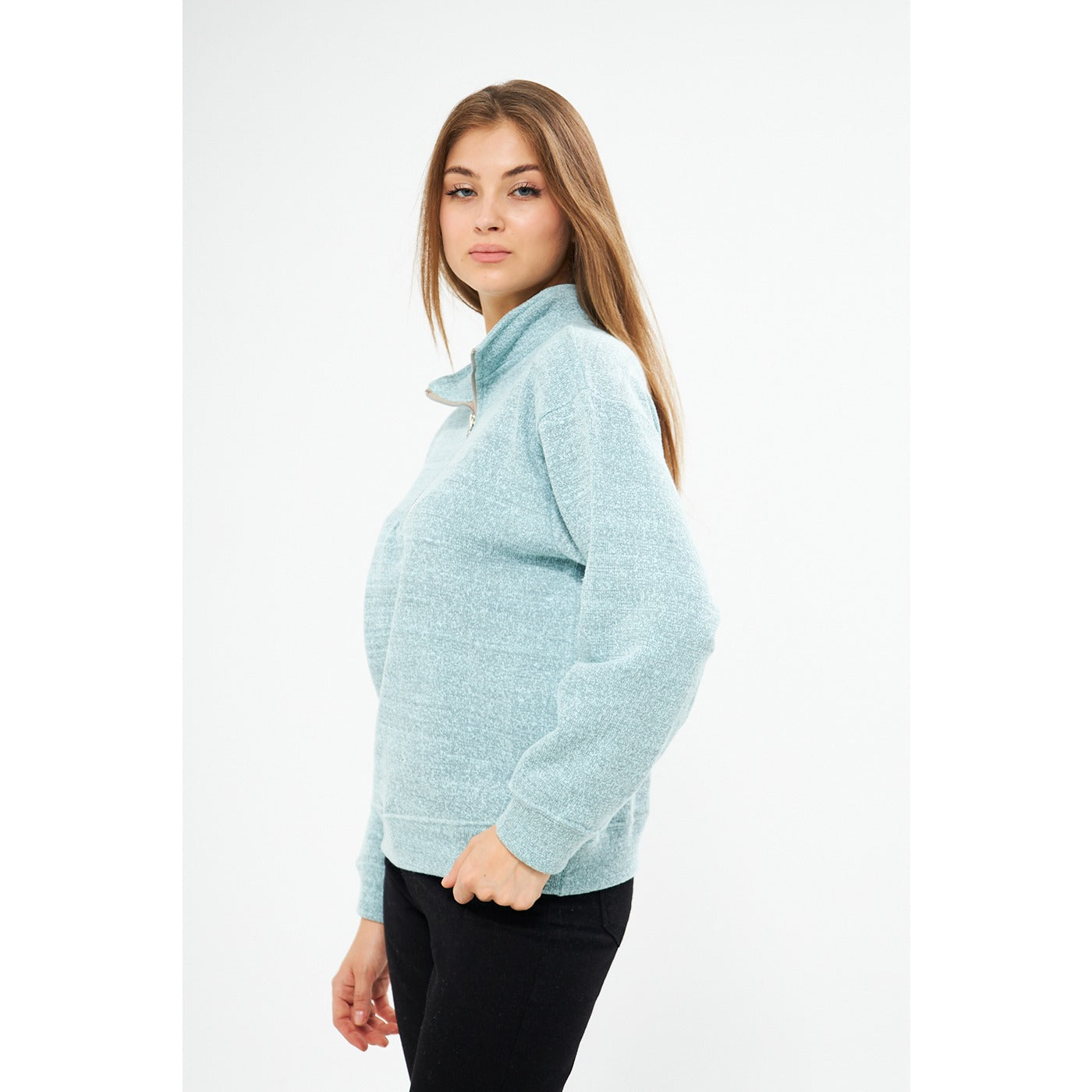 Floating Blue Oversized Sweatshirt | Montivo Pakistan