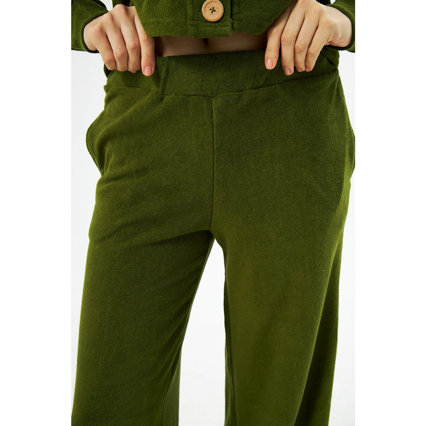 Green Textured Co-ord Set | Montivo Pakistan