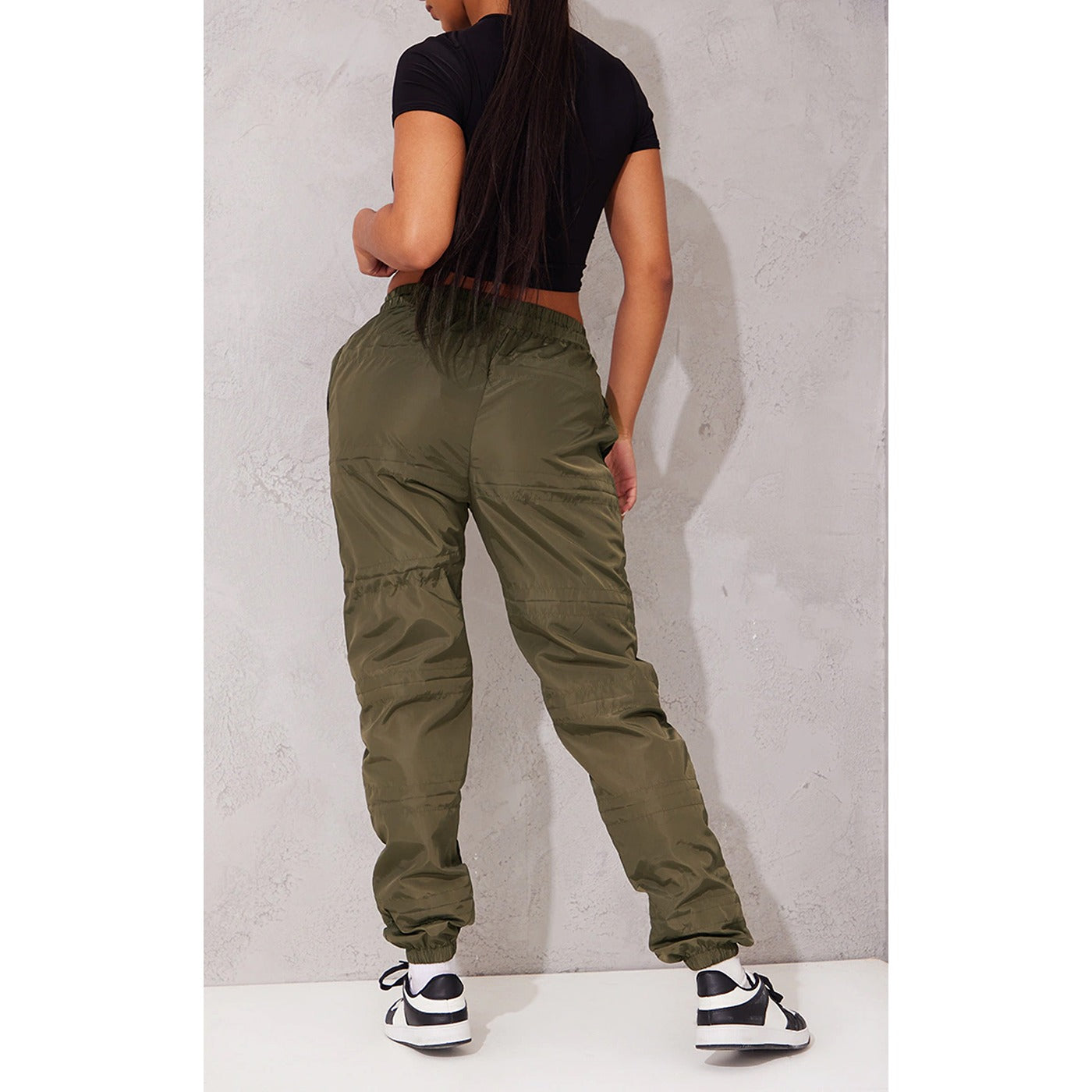 Khaki Shell Toggle Details Cargos | Montivo Pakistan