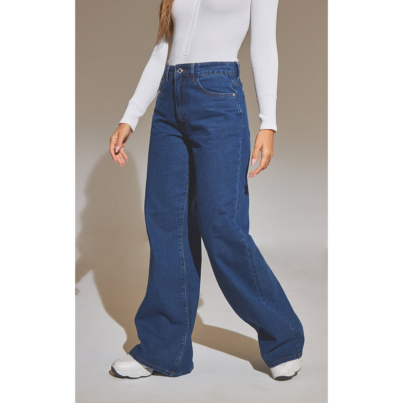 GP Wide Leg High Rise Jeans | Montivo Pakistan