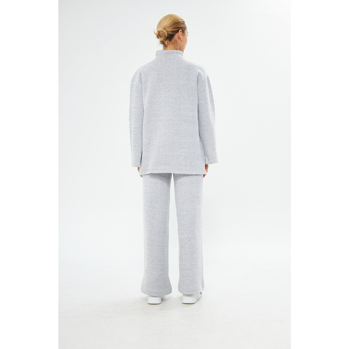 Grey Melange Sweat Matching Set | Montivo Pakistan