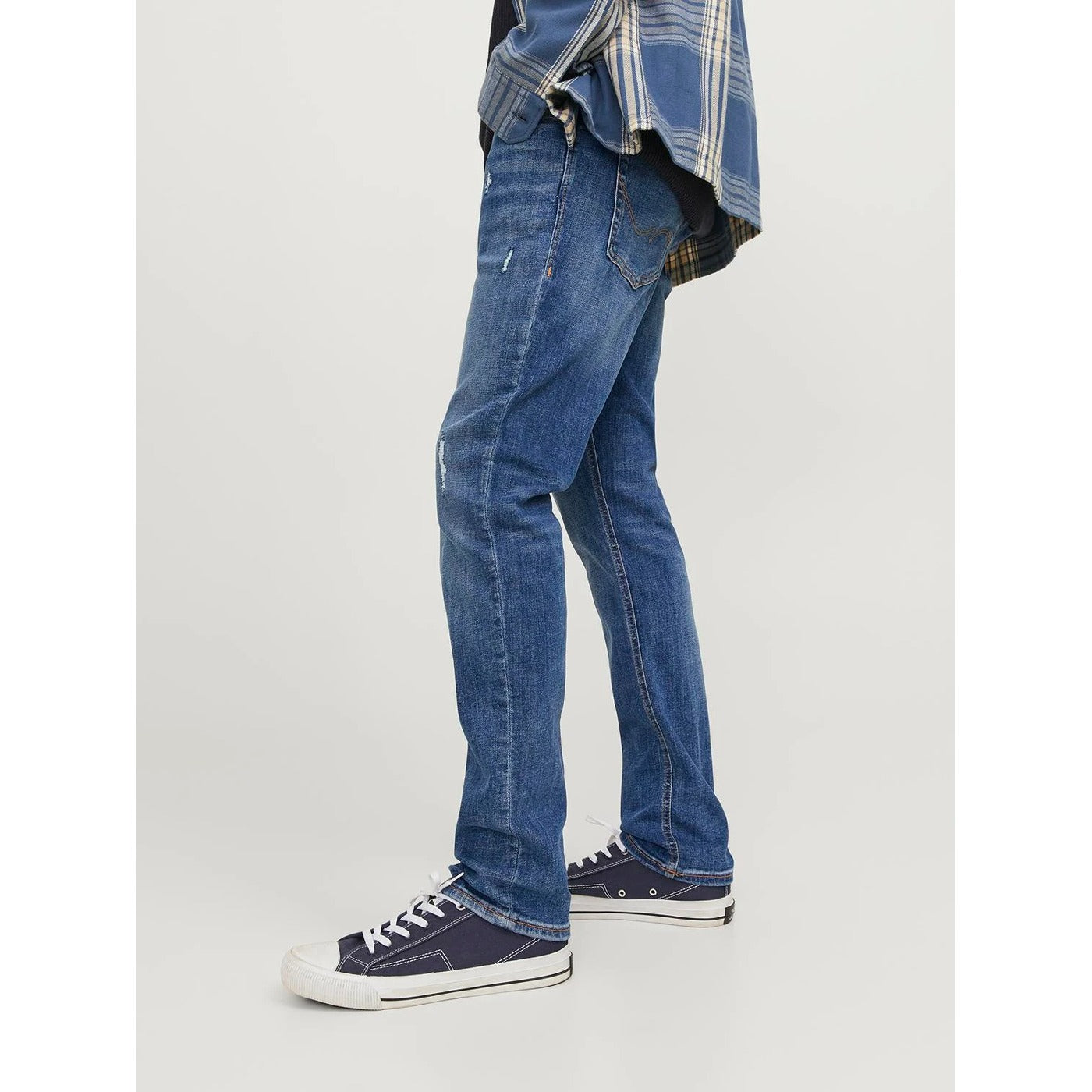 JJ Blue Slim Fit Ripped Jeans | Montivo Pakistan