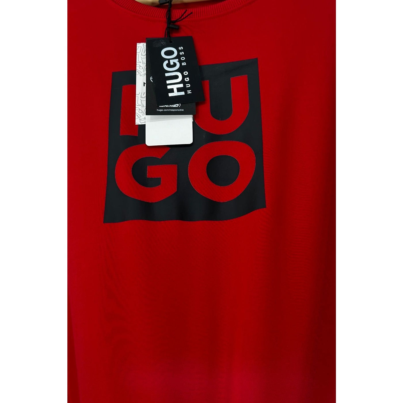 HB Red Square Logo Sweatshirt | Montivo Pakistan