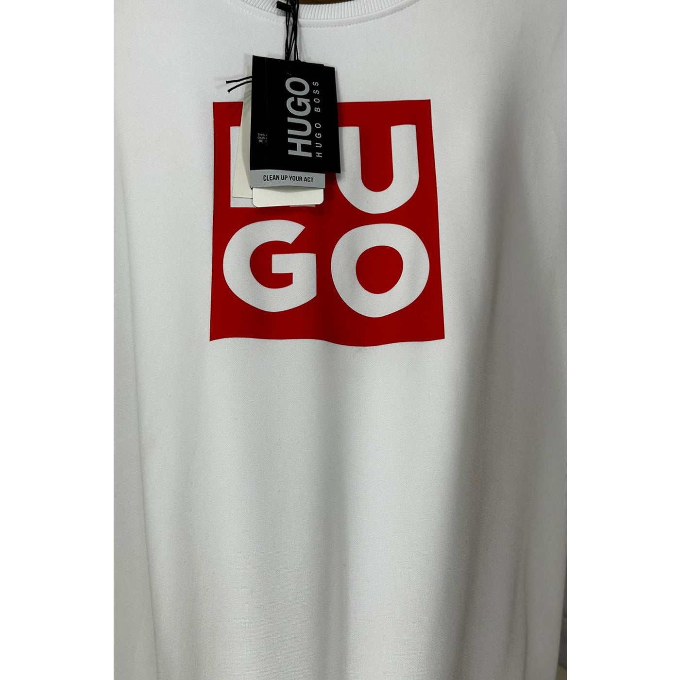 HB White Square Logo Sweatshirt | Montivo Pakistan