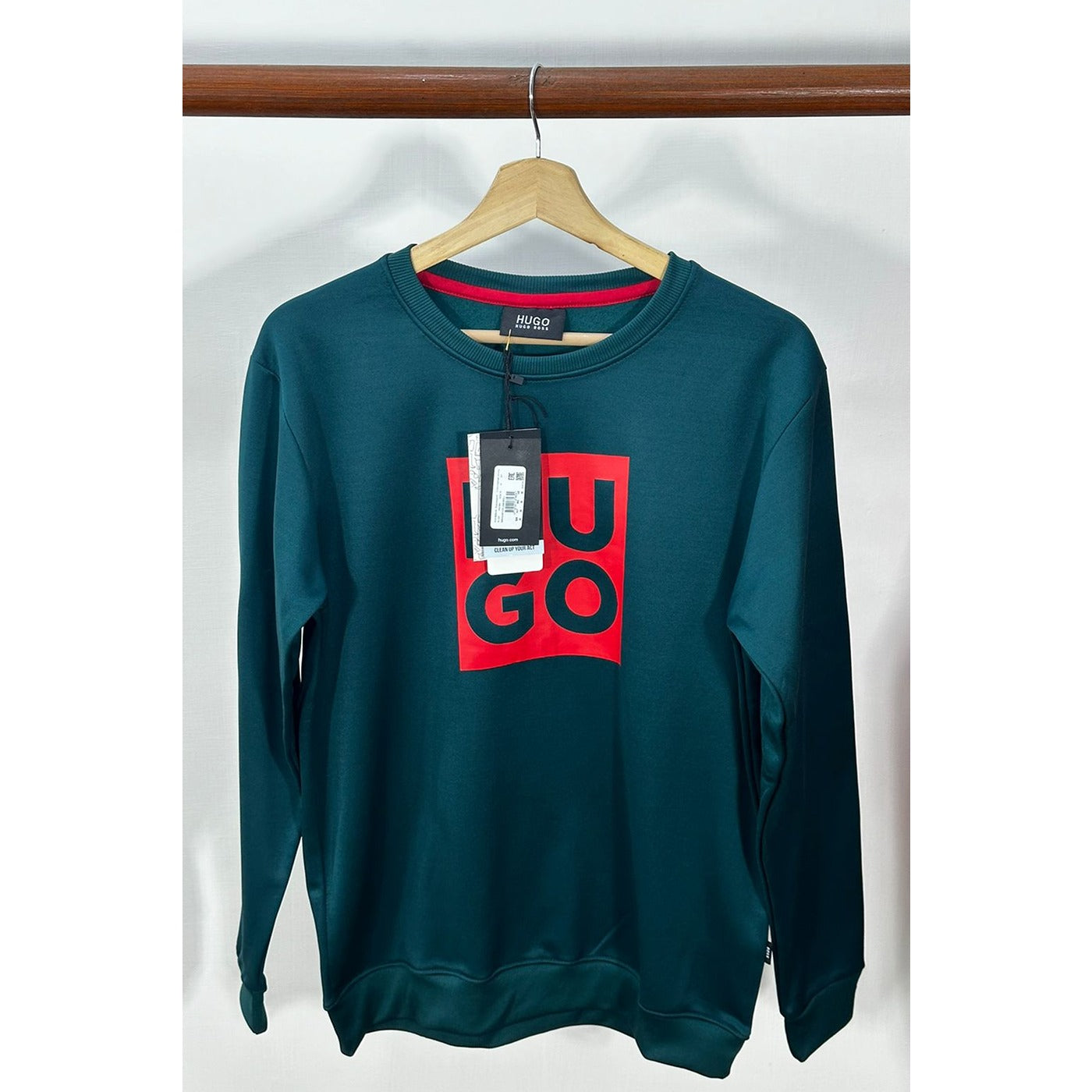 HB Green Square Logo Sweatshirt | Montivo Pakistan