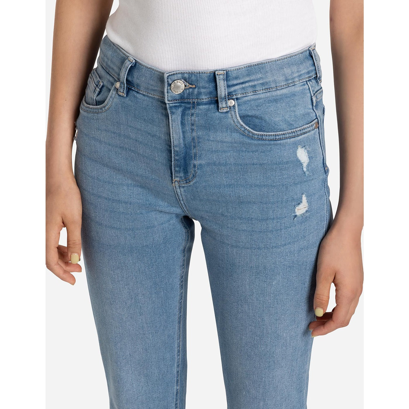 PG1 Light Blue Boot-Cut Jeans | Montivo Pakistan