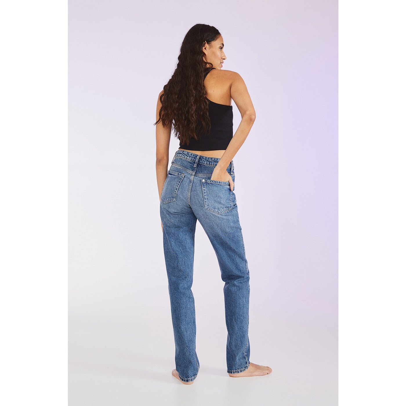 Mom Ultra High Ankle Jeans | Montivo Pakistan