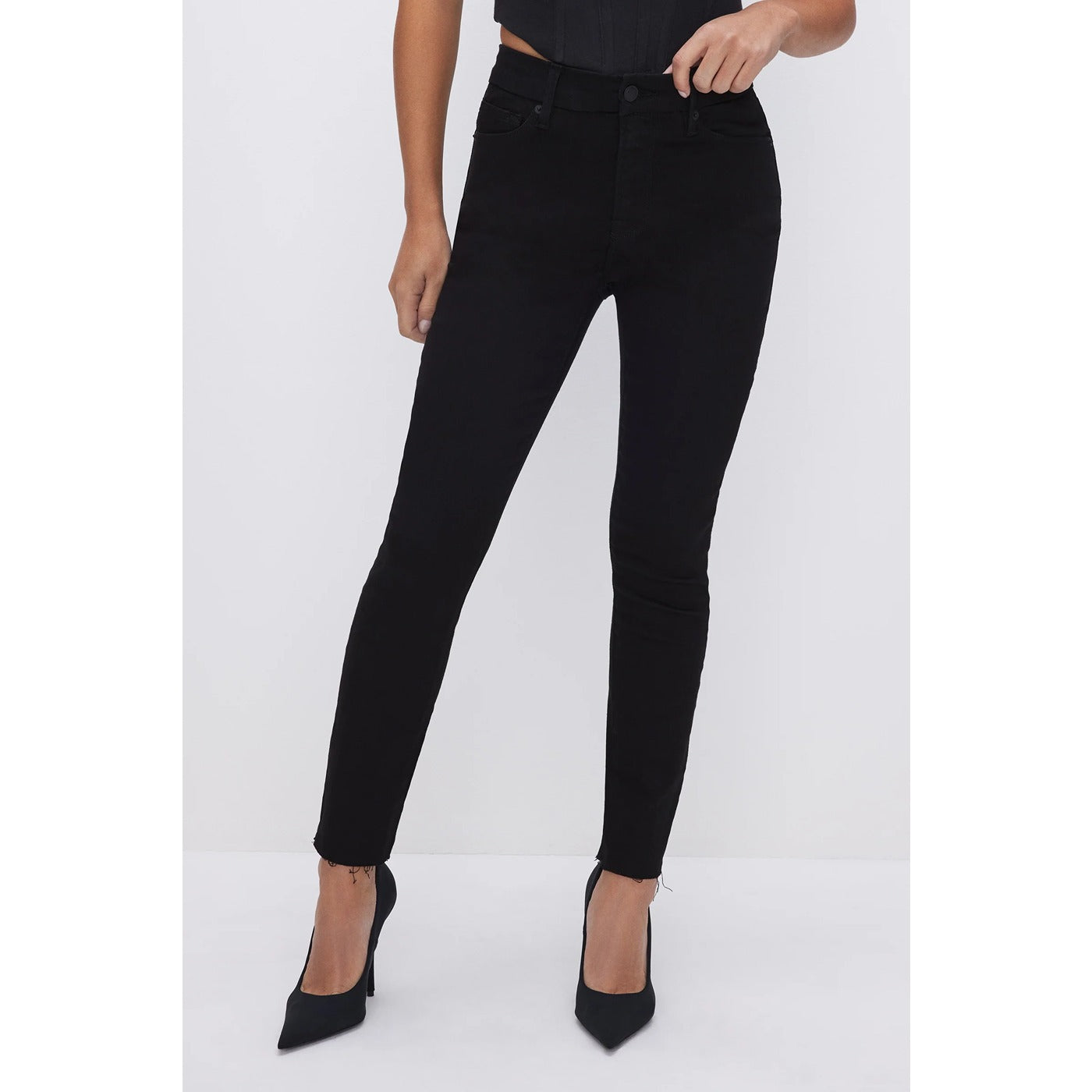 GA Stretchable Skinny Black Jeans | Montivo Pakistan