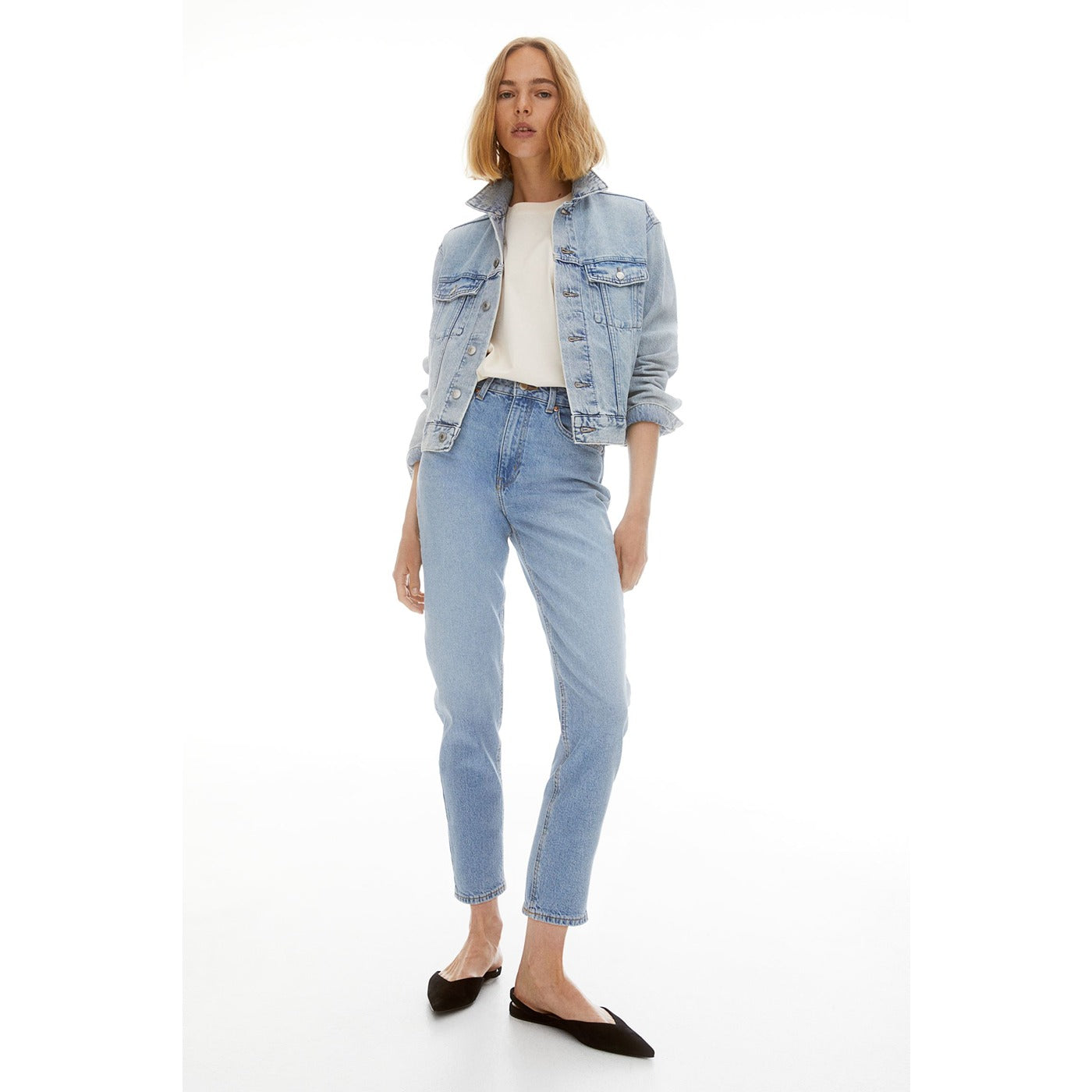 Slim Mom High Ankle Jeans | Montivo Pakistan
