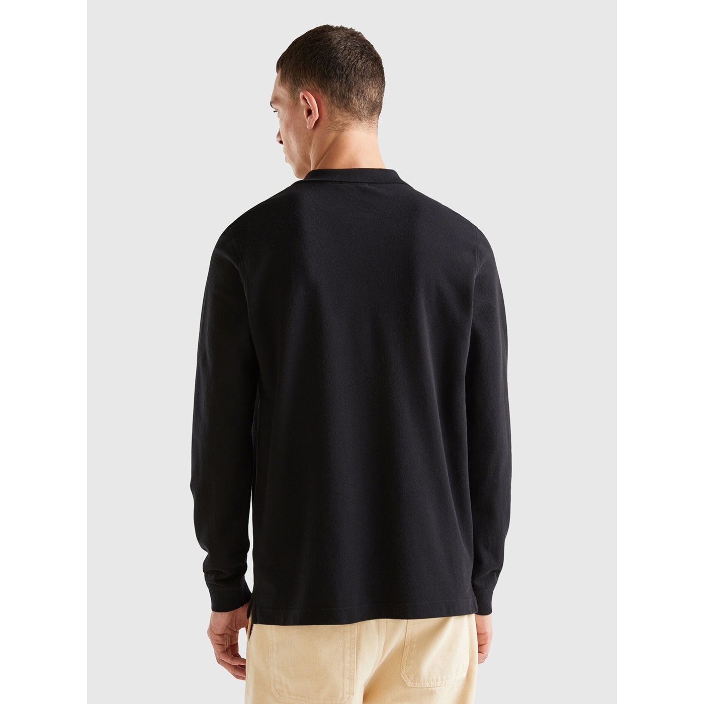 Black Full Sleeves Polo | Montivo Pakistan