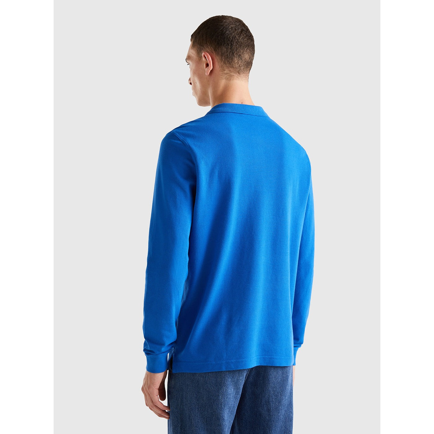 Royal Blue Full Sleeves Polo | Montivo Pakistan