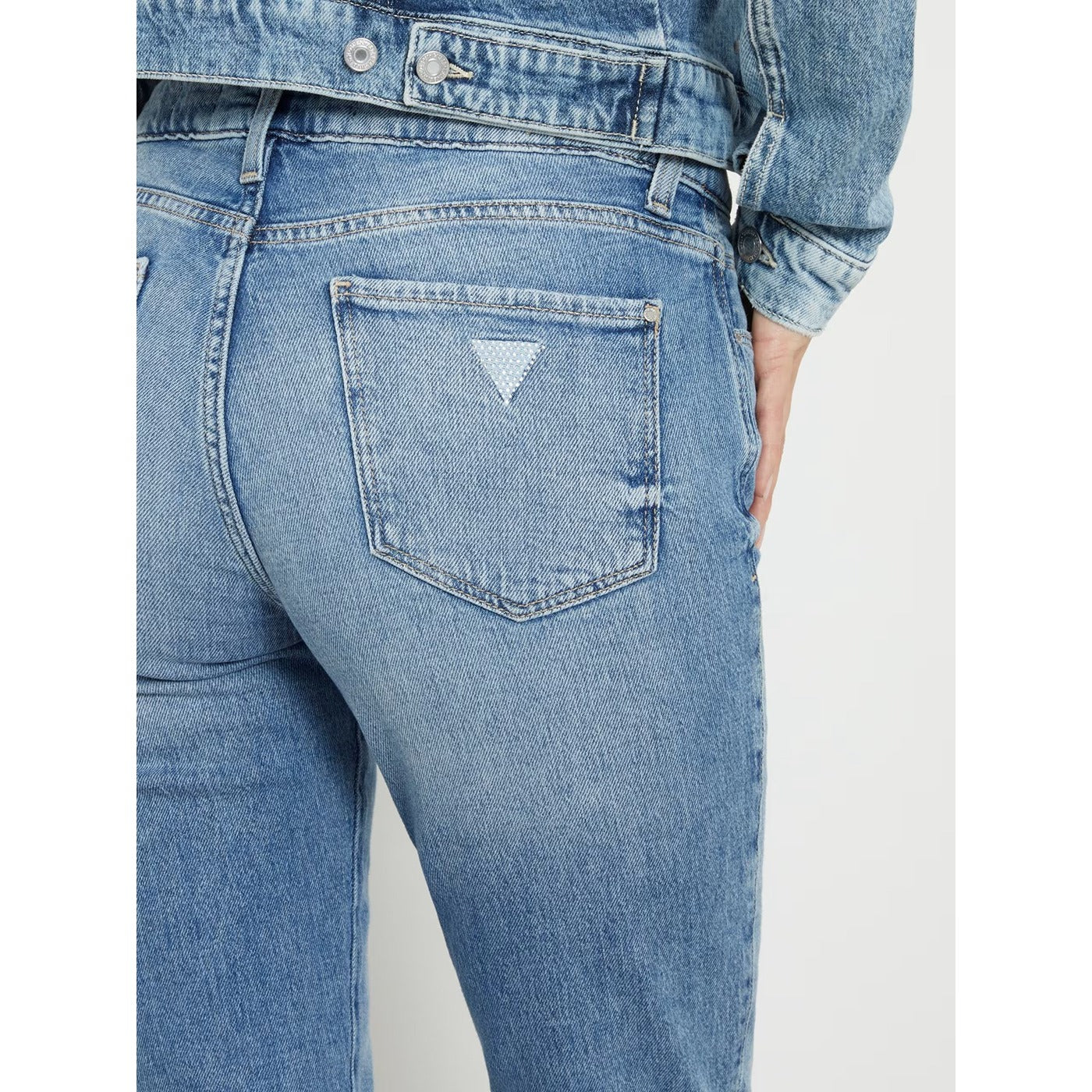 Light Blue Mid Rise Skinny Jeans | Montivo Pakistan