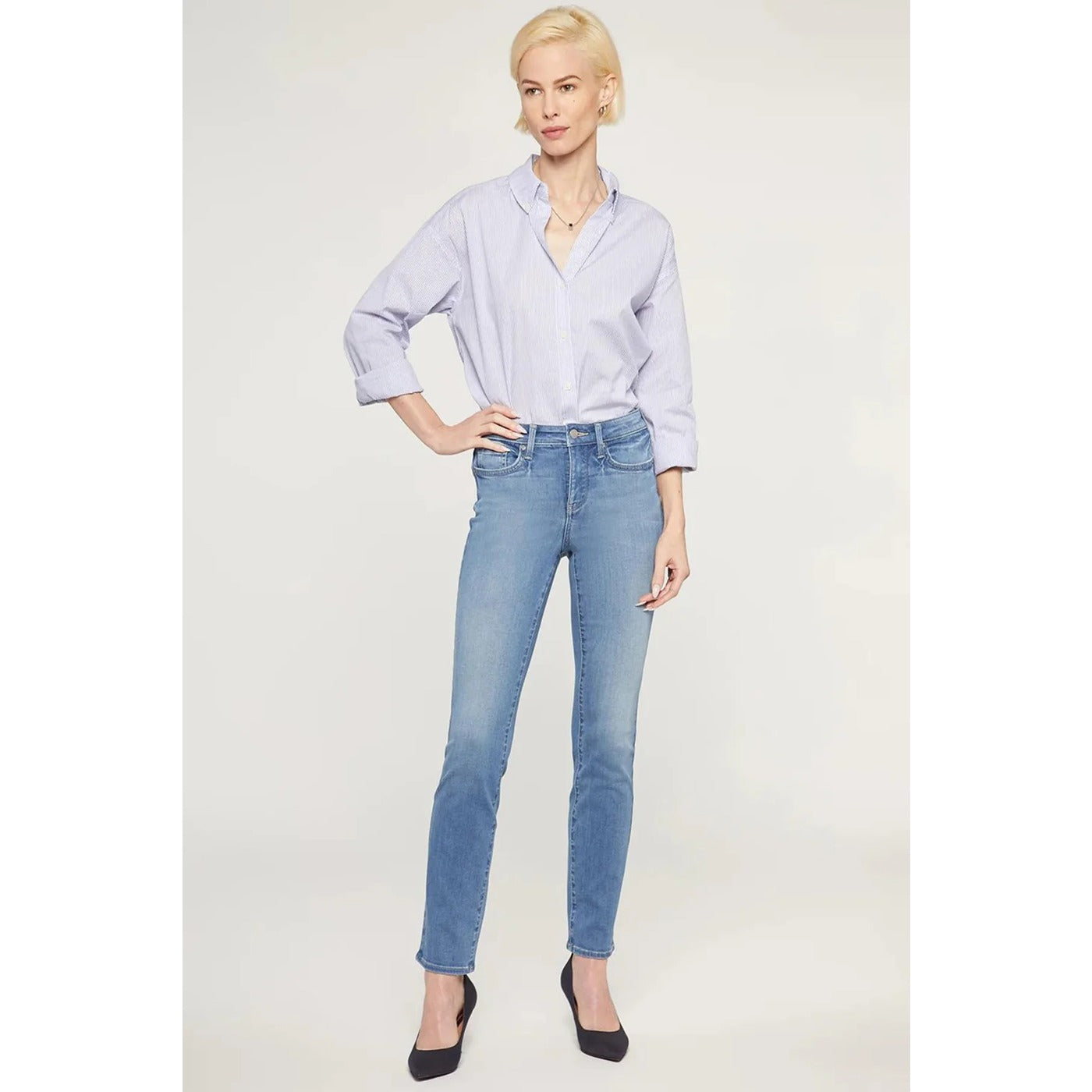 Mid Blue Slim Fit Jeans | Montivo Pakistan