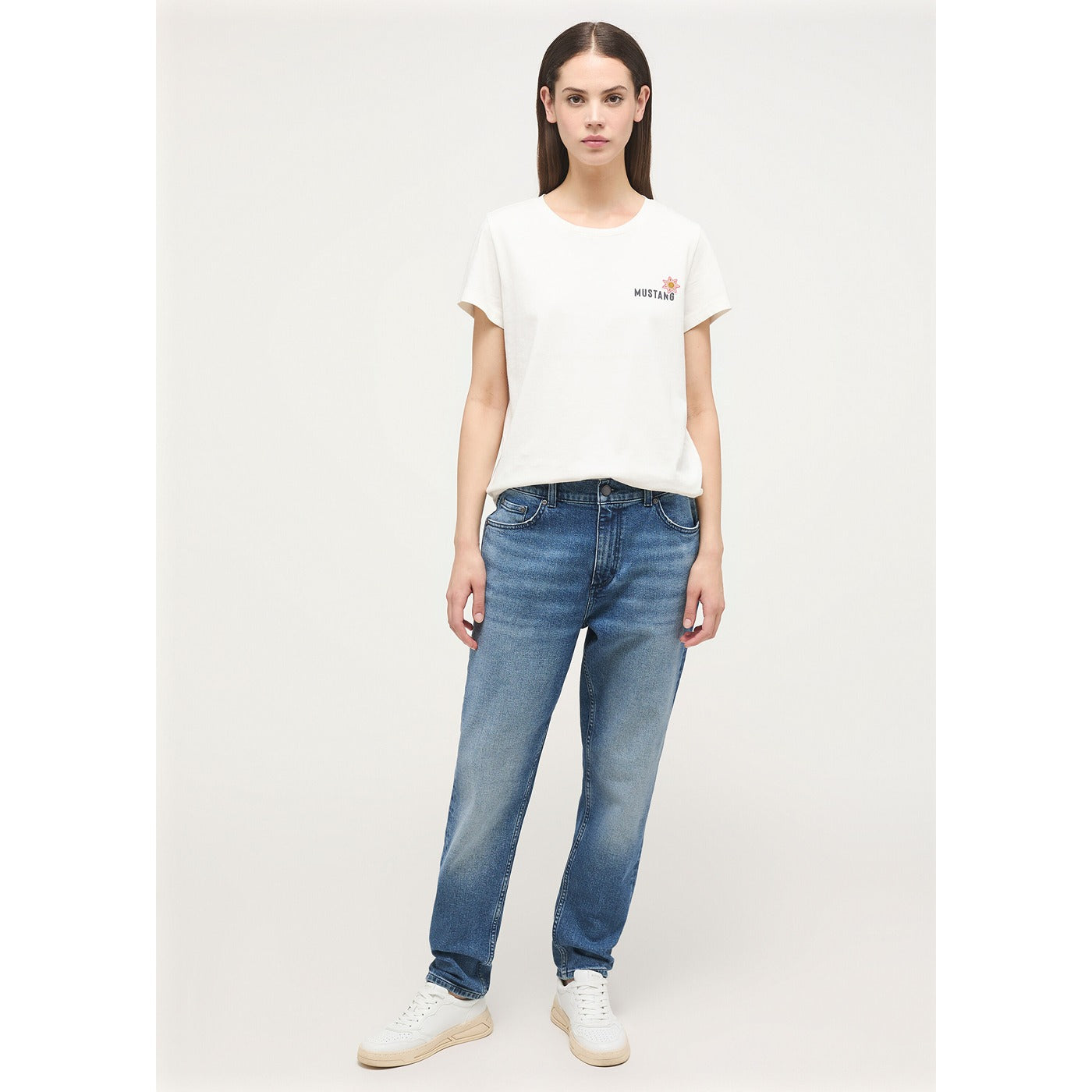 Blue Slim Mom High Waist Jeans | Montivo Pakistan