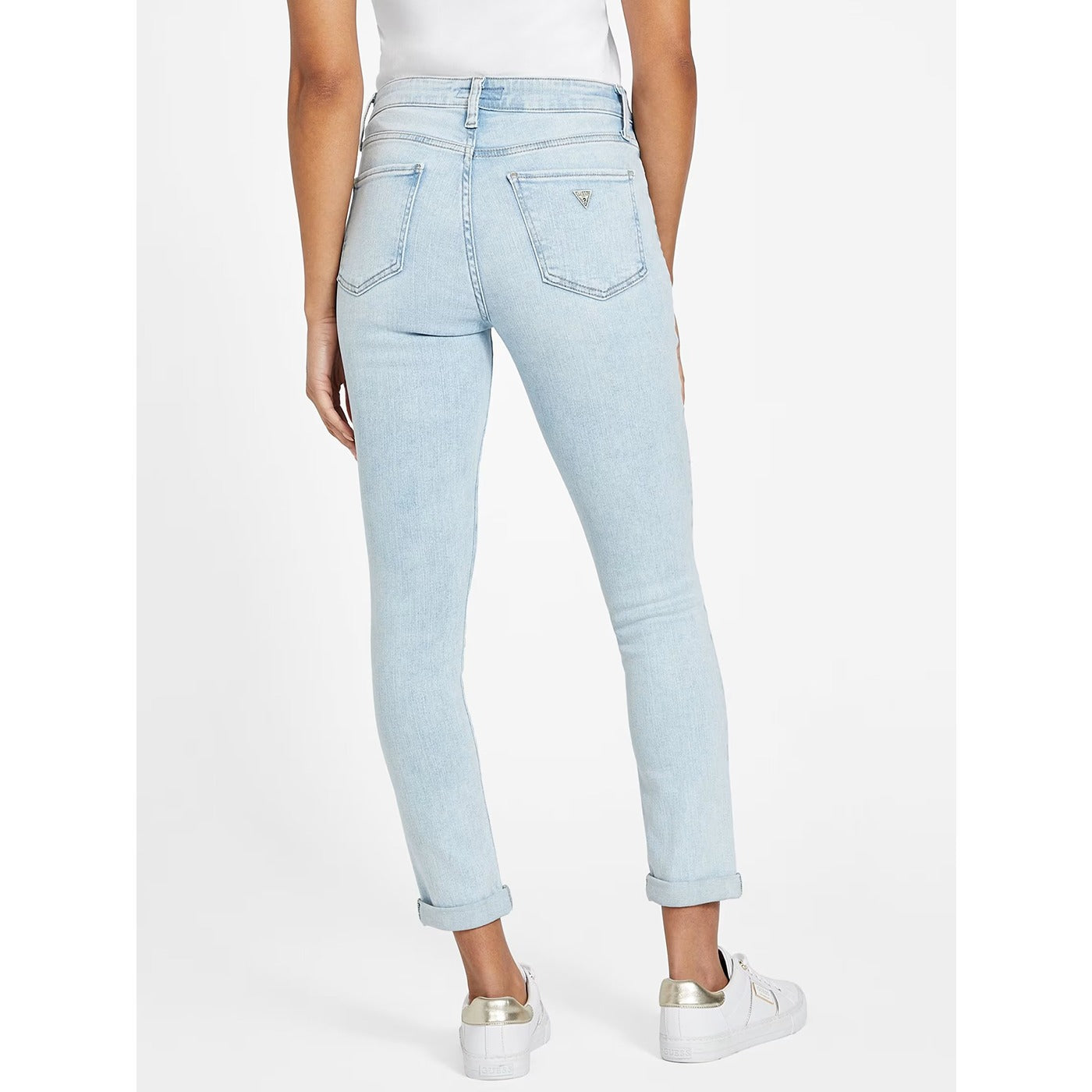 Light Blue Skinny Ripped Jeans | Montivo Pakistan