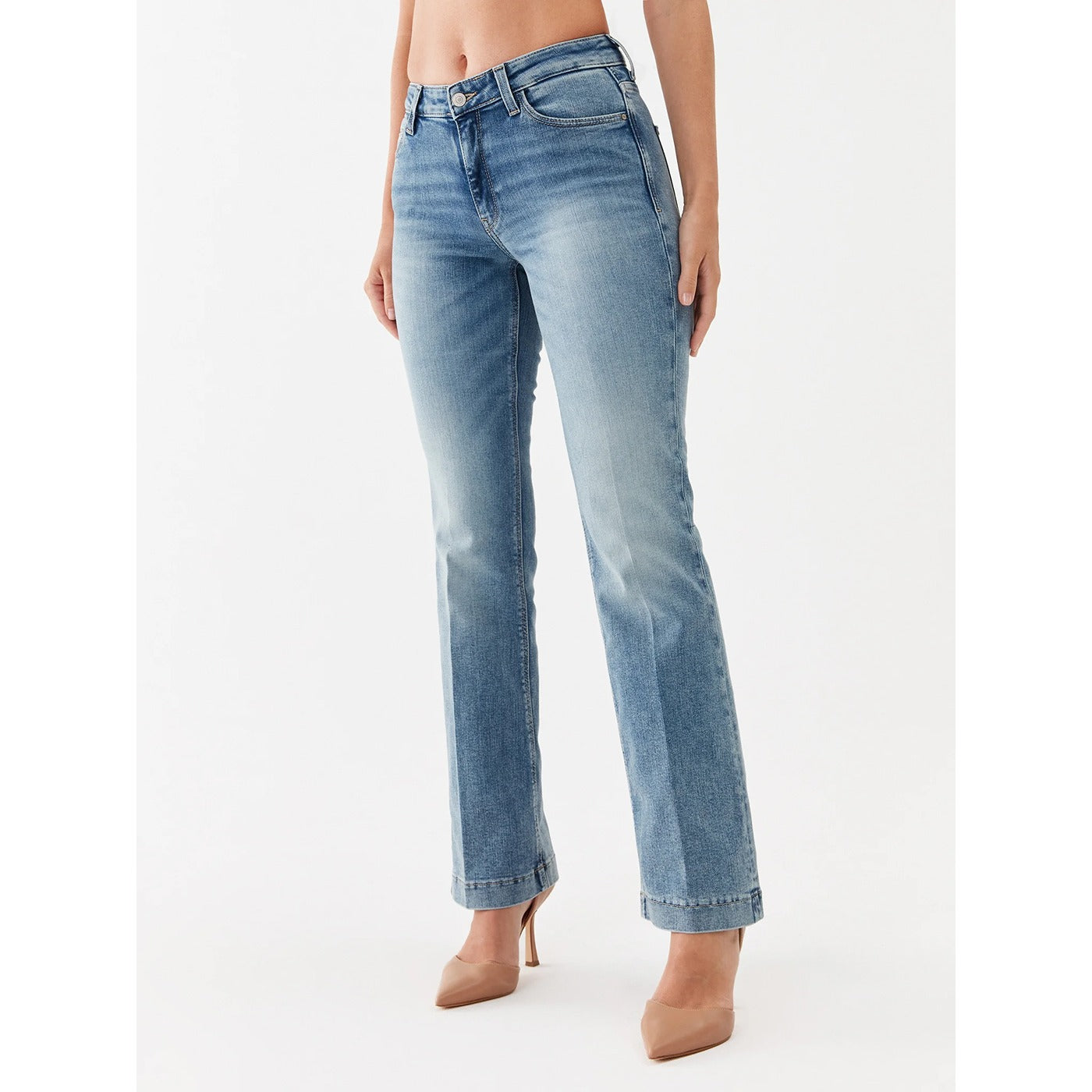 Light Blue Boot Cut Jeans | Montivo Pakistan